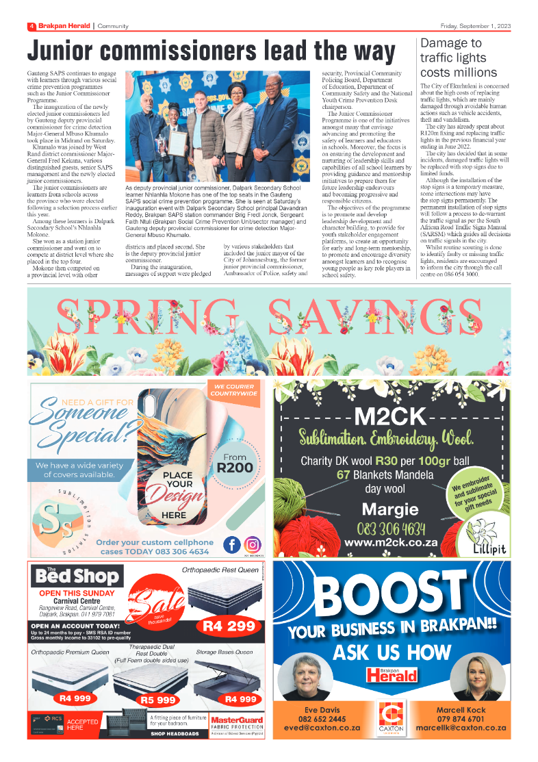 Brakpan Herald 1 September 2022 page 4