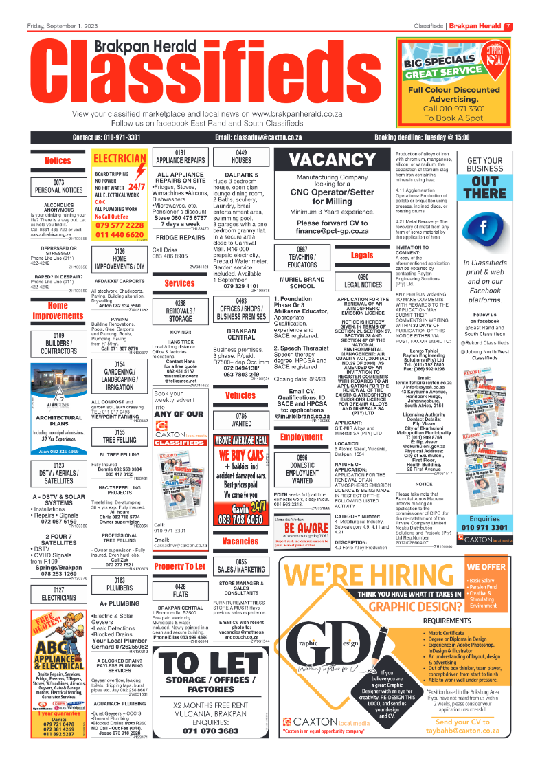 Brakpan Herald 1 September 2022 page 7