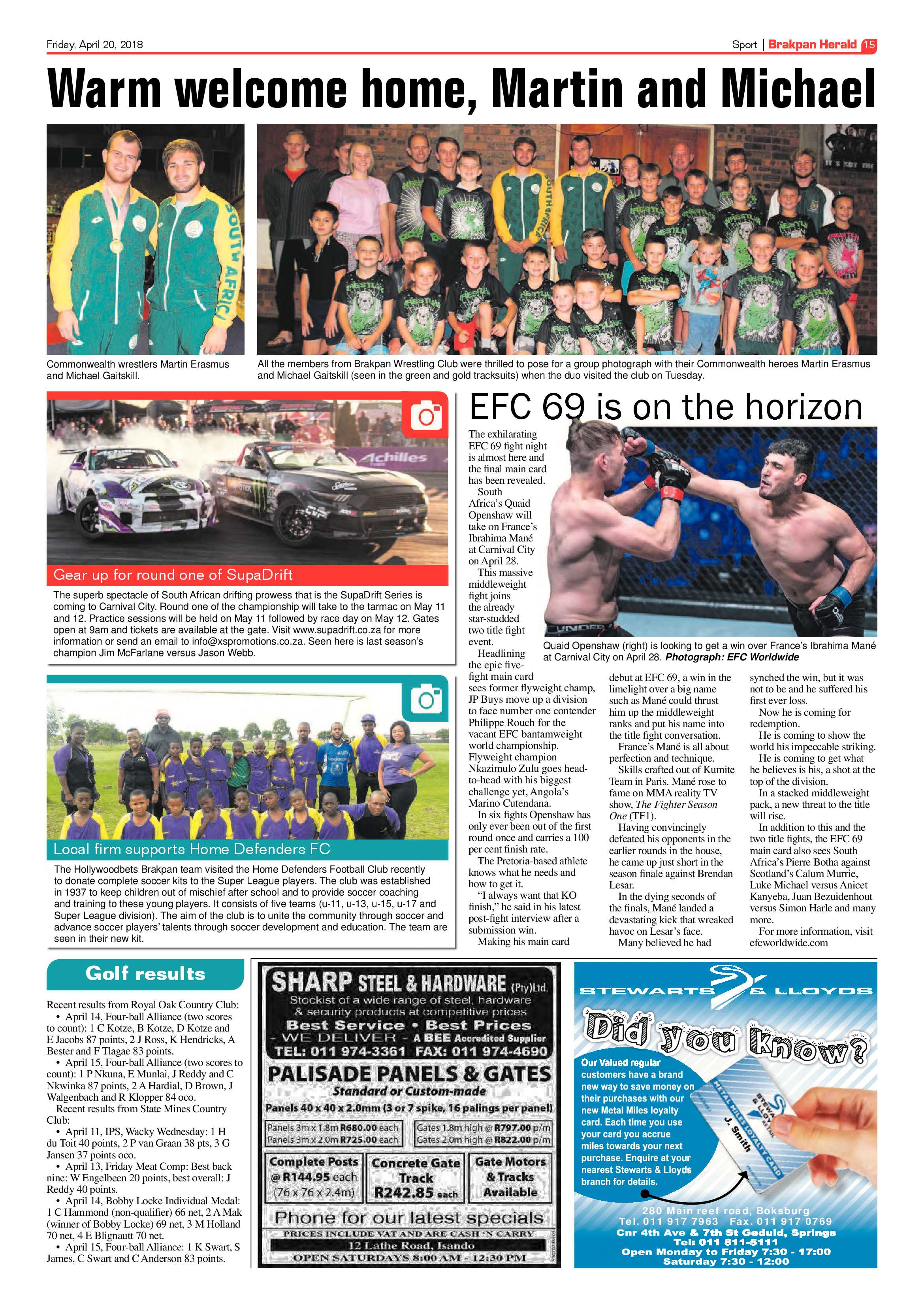 Brakpan Herald 20 April 2018 page 15
