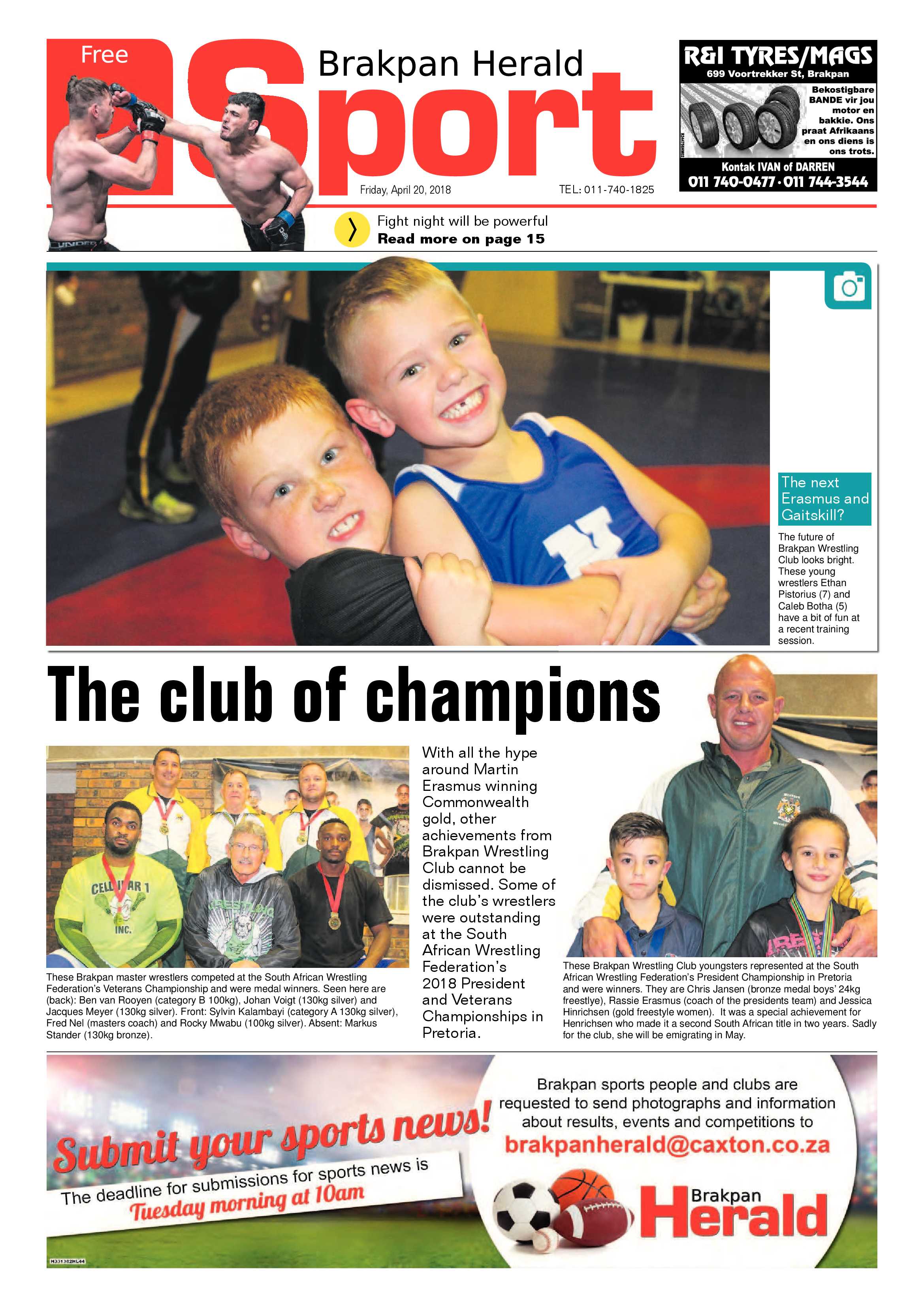 Brakpan Herald 20 April 2018 page 16