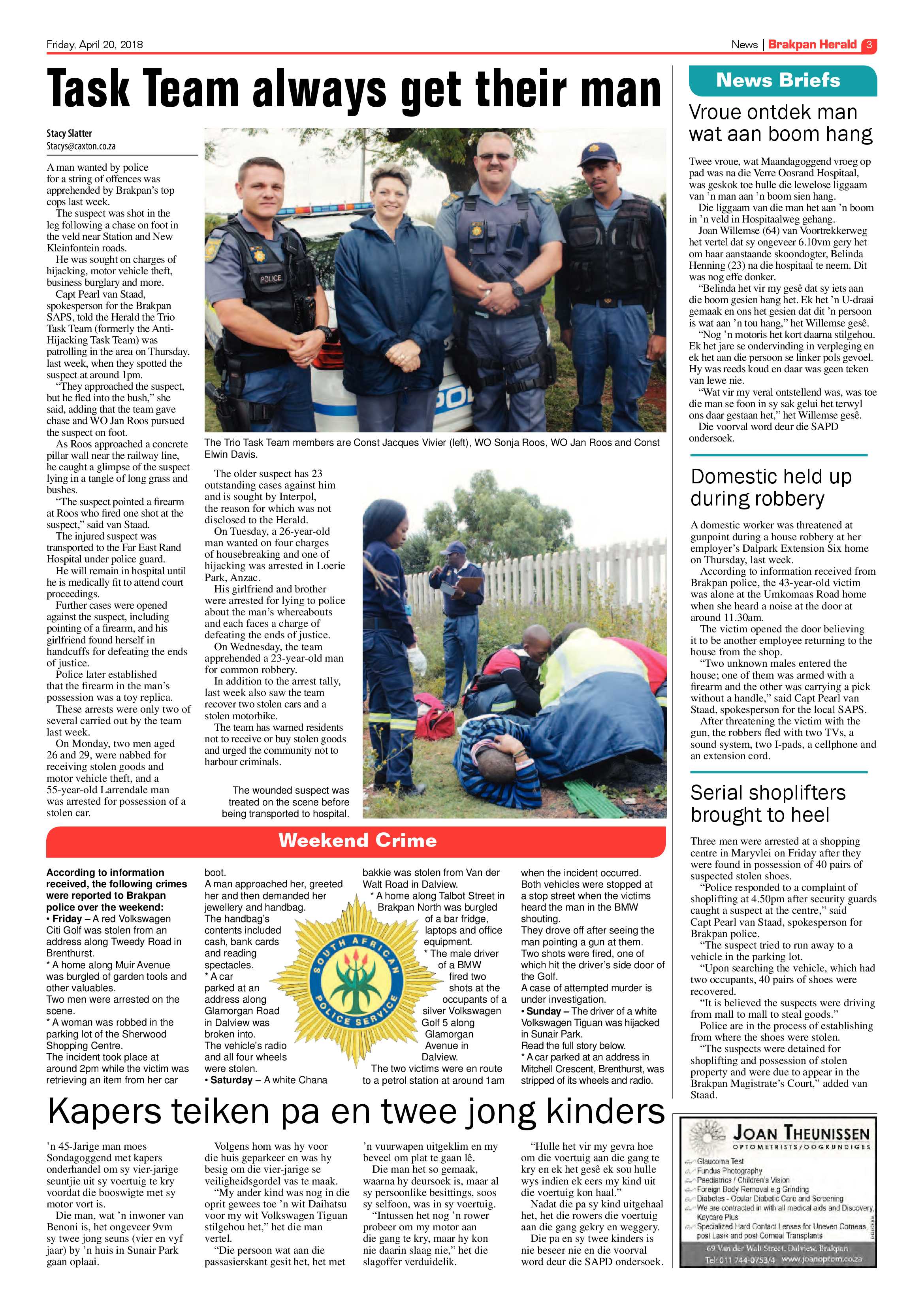 Brakpan Herald 20 April 2018 page 3