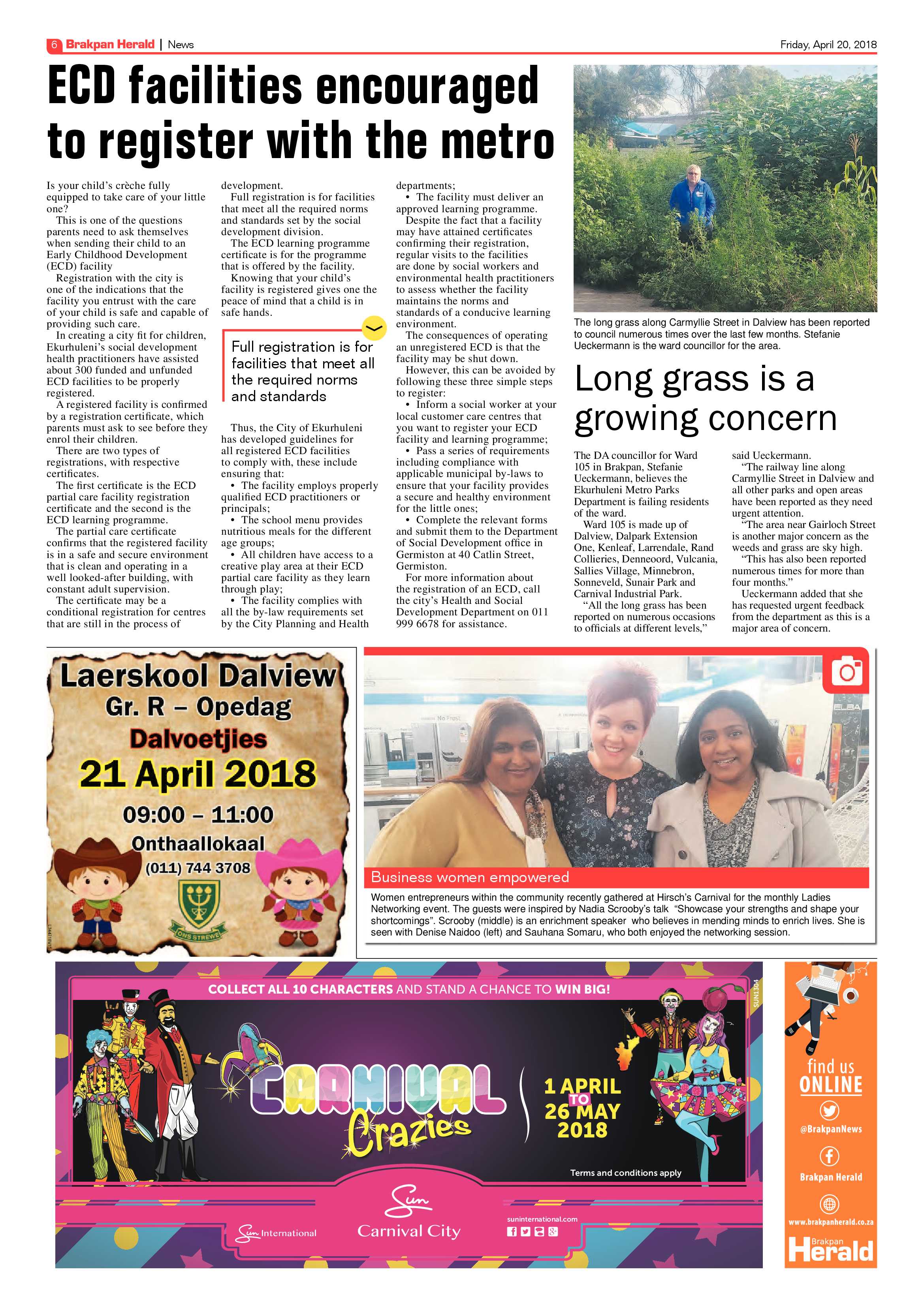 Brakpan Herald 20 April 2018 page 6