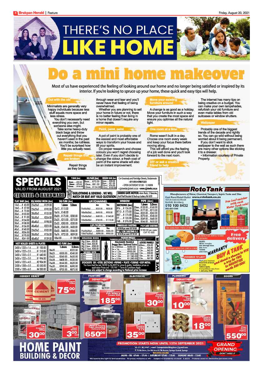 Brakpan Herald 20 August 2021 page 4