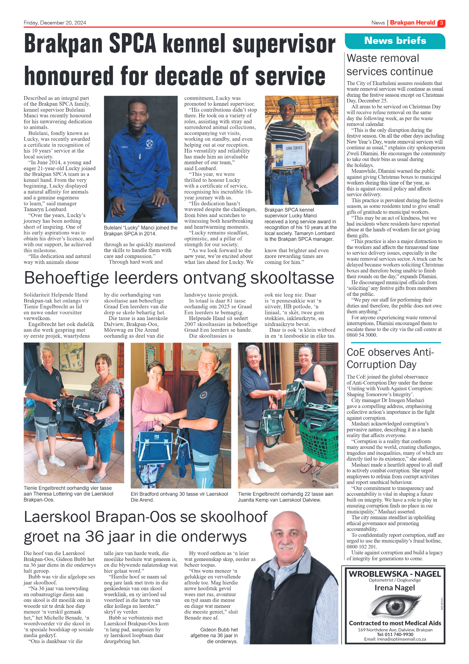 Brakpan Herald 20 December 2024 page 3