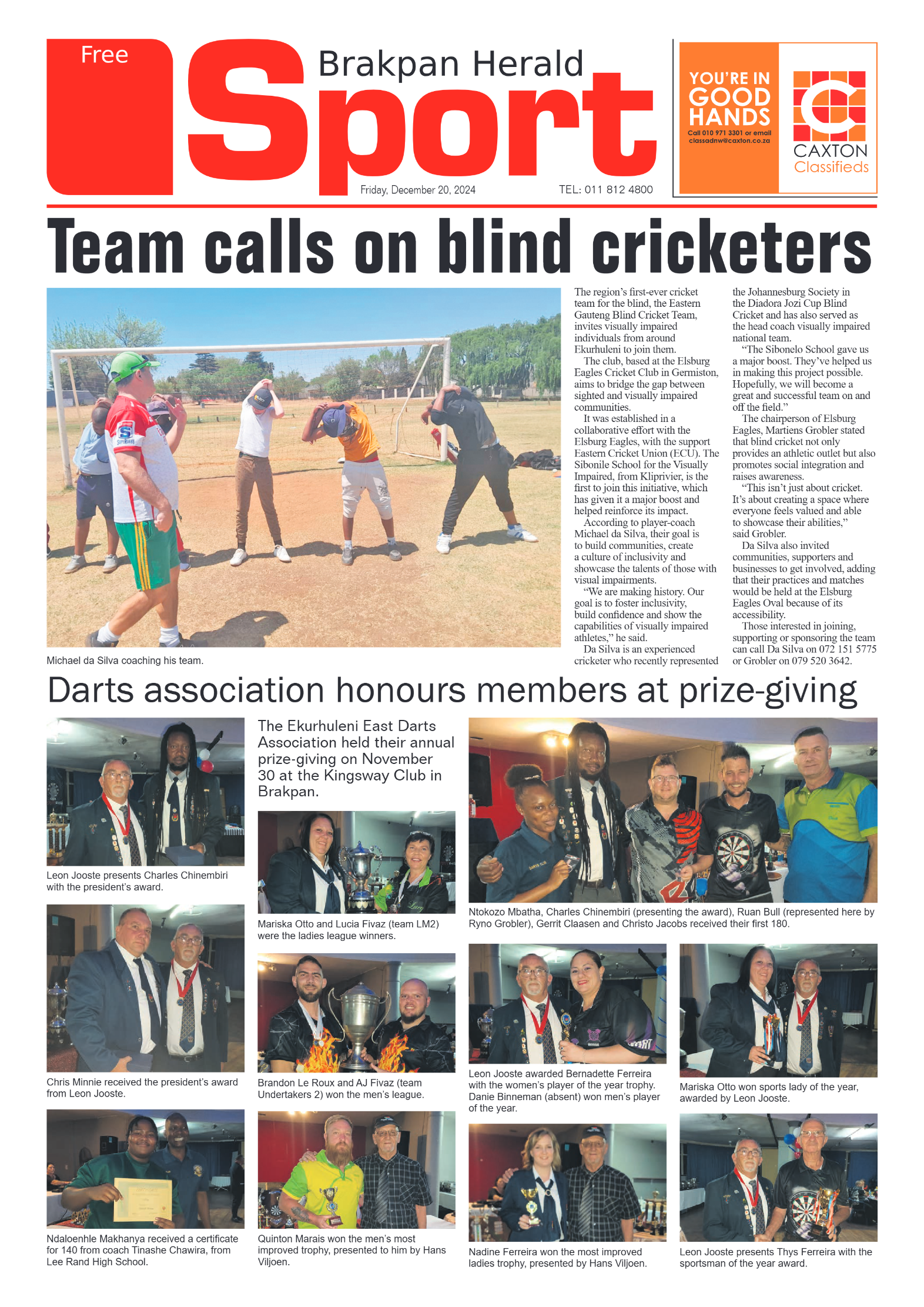 Brakpan Herald 20 December 2024 page 8