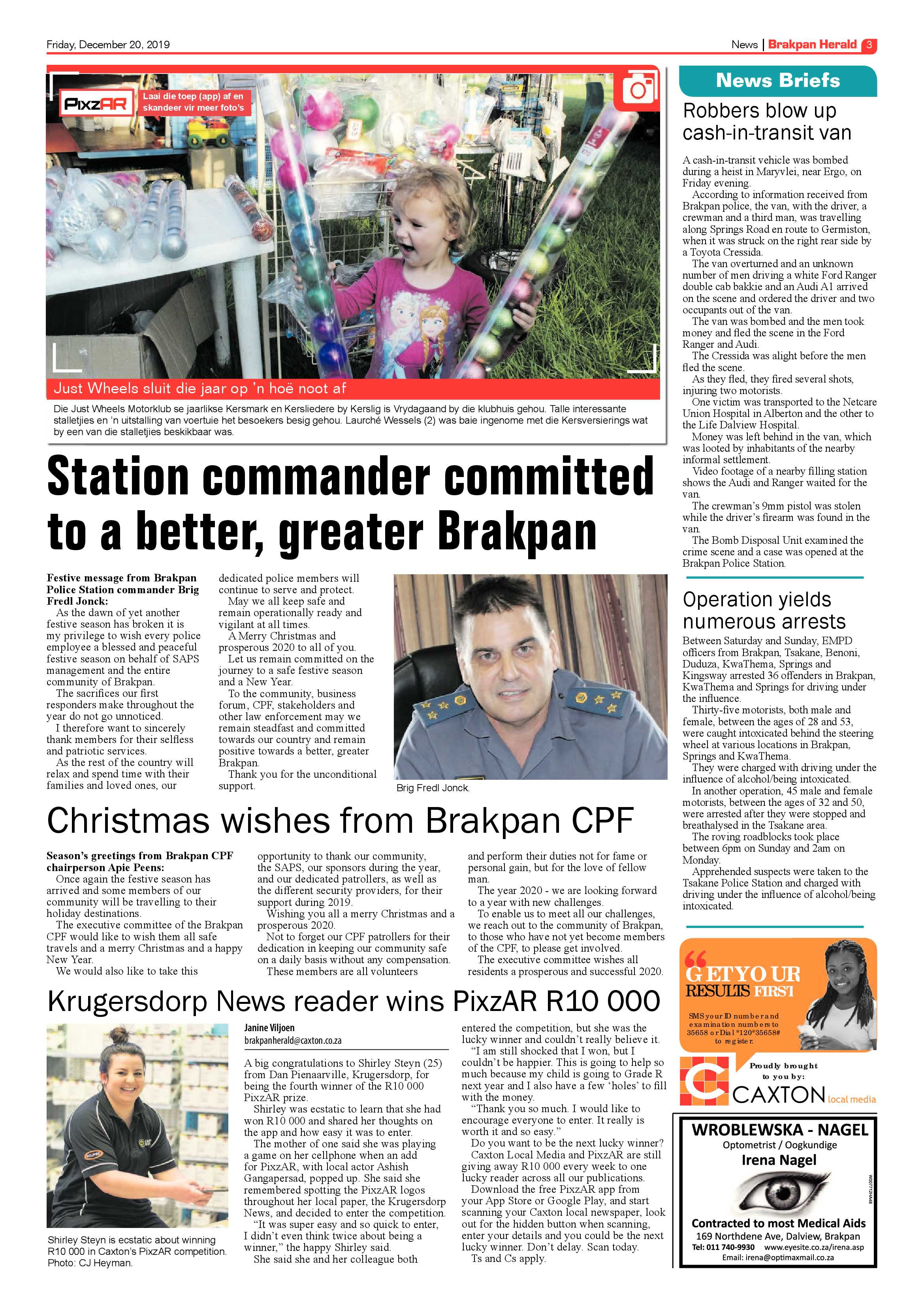 Brakpan Herald 20 December  2019 page 3
