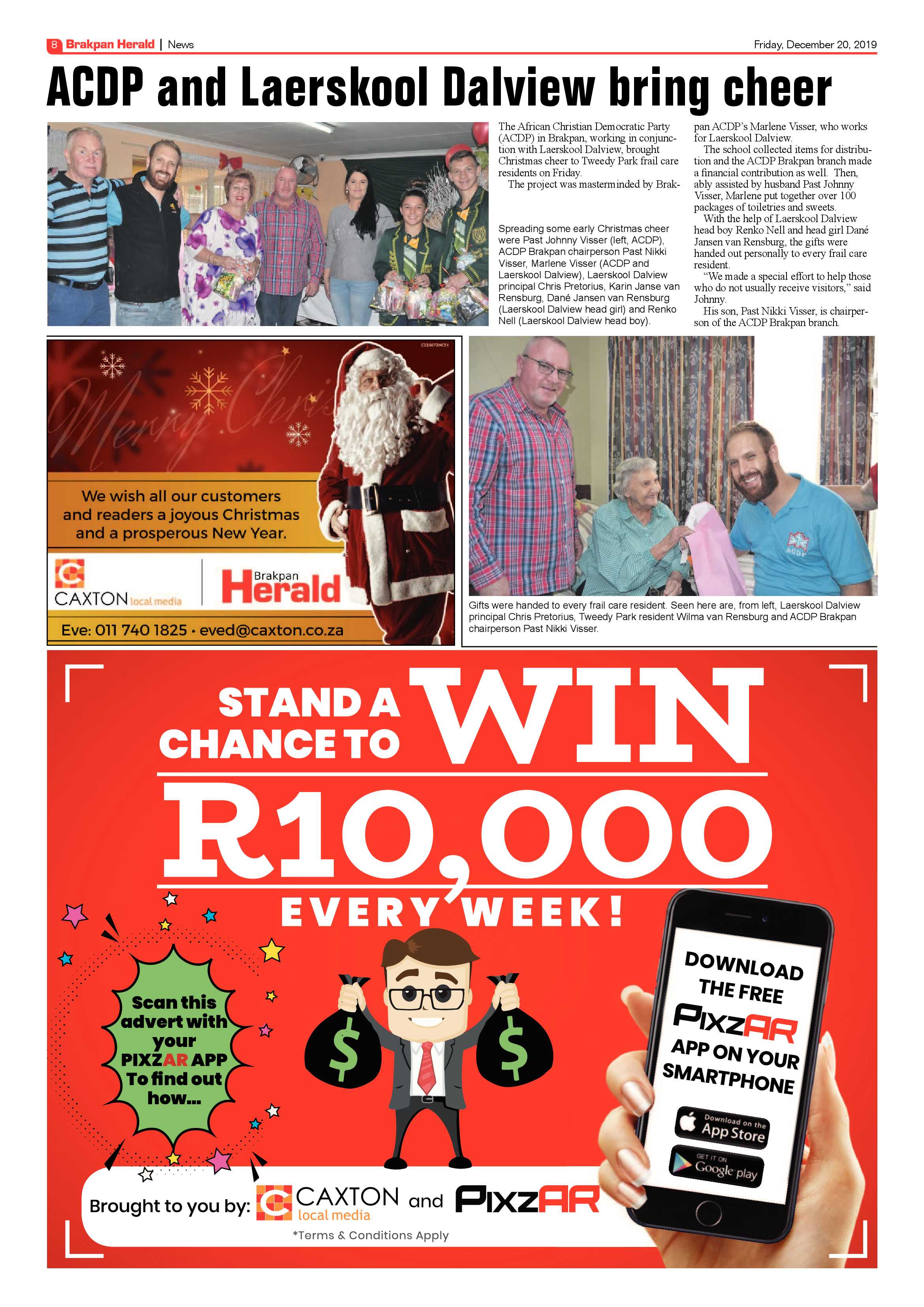 Brakpan Herald 20 December  2019 page 8