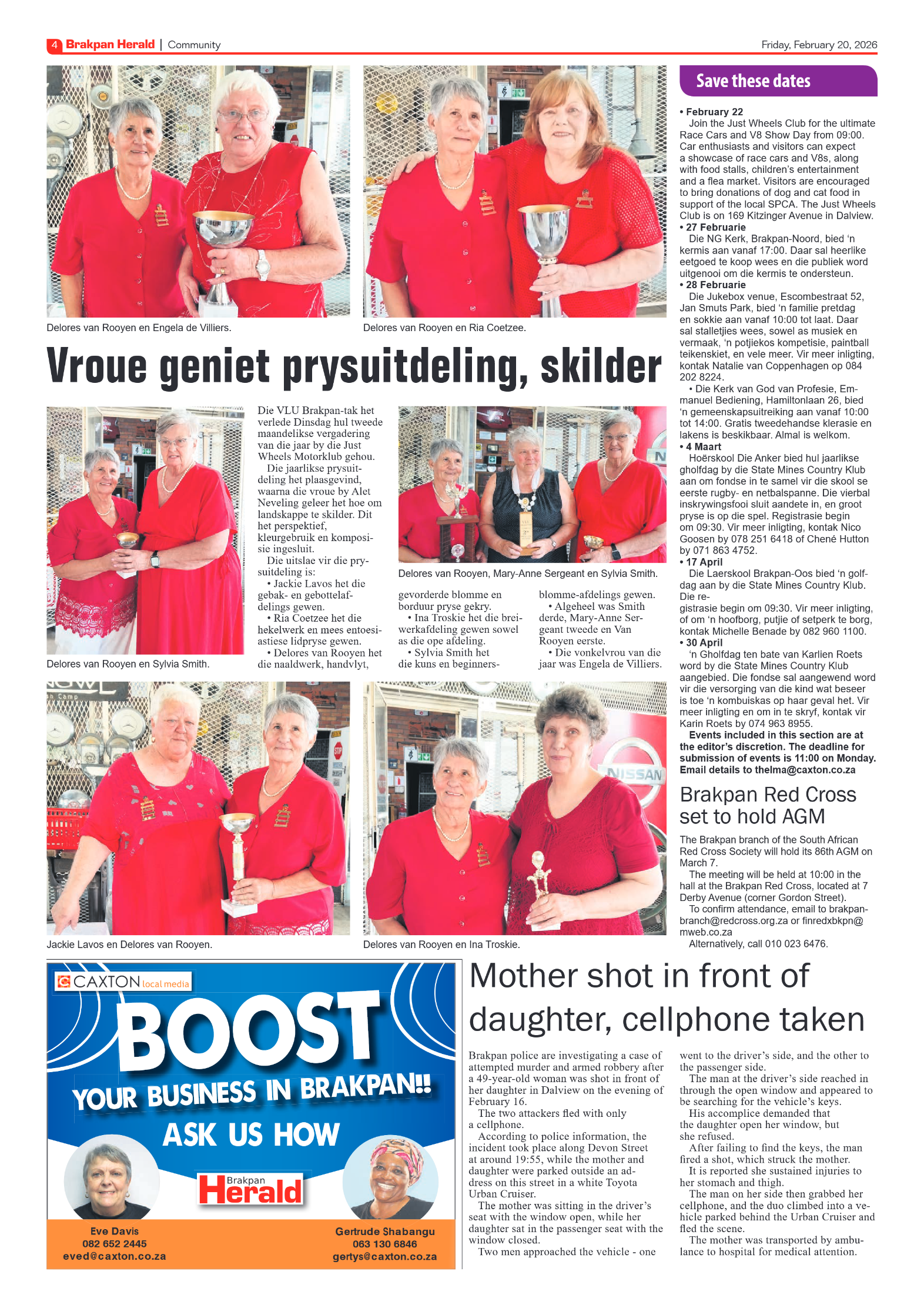 Brakpan Herald 20 February 2026 page 4