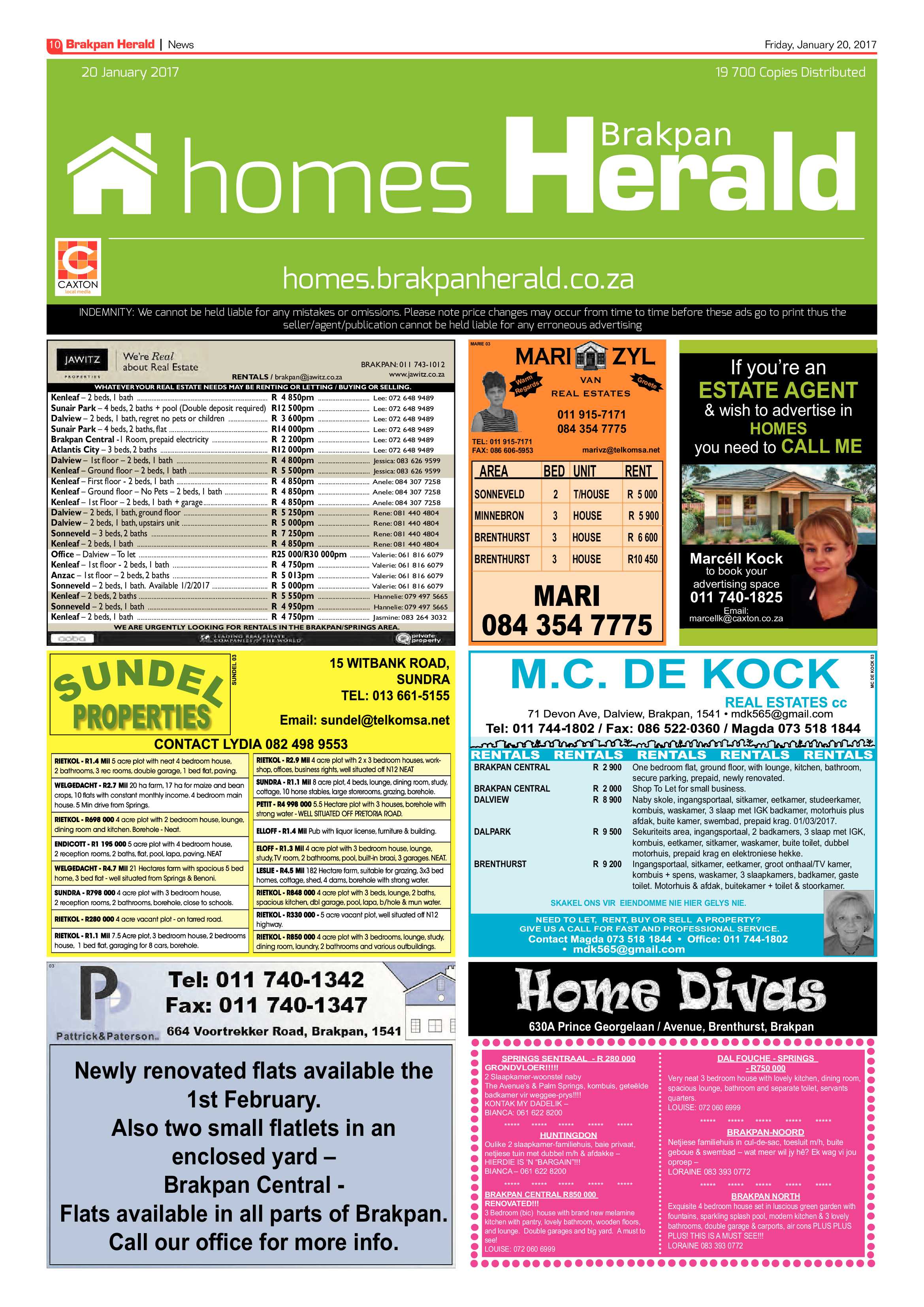 Brakpan Herald 20 January 2017 page 10