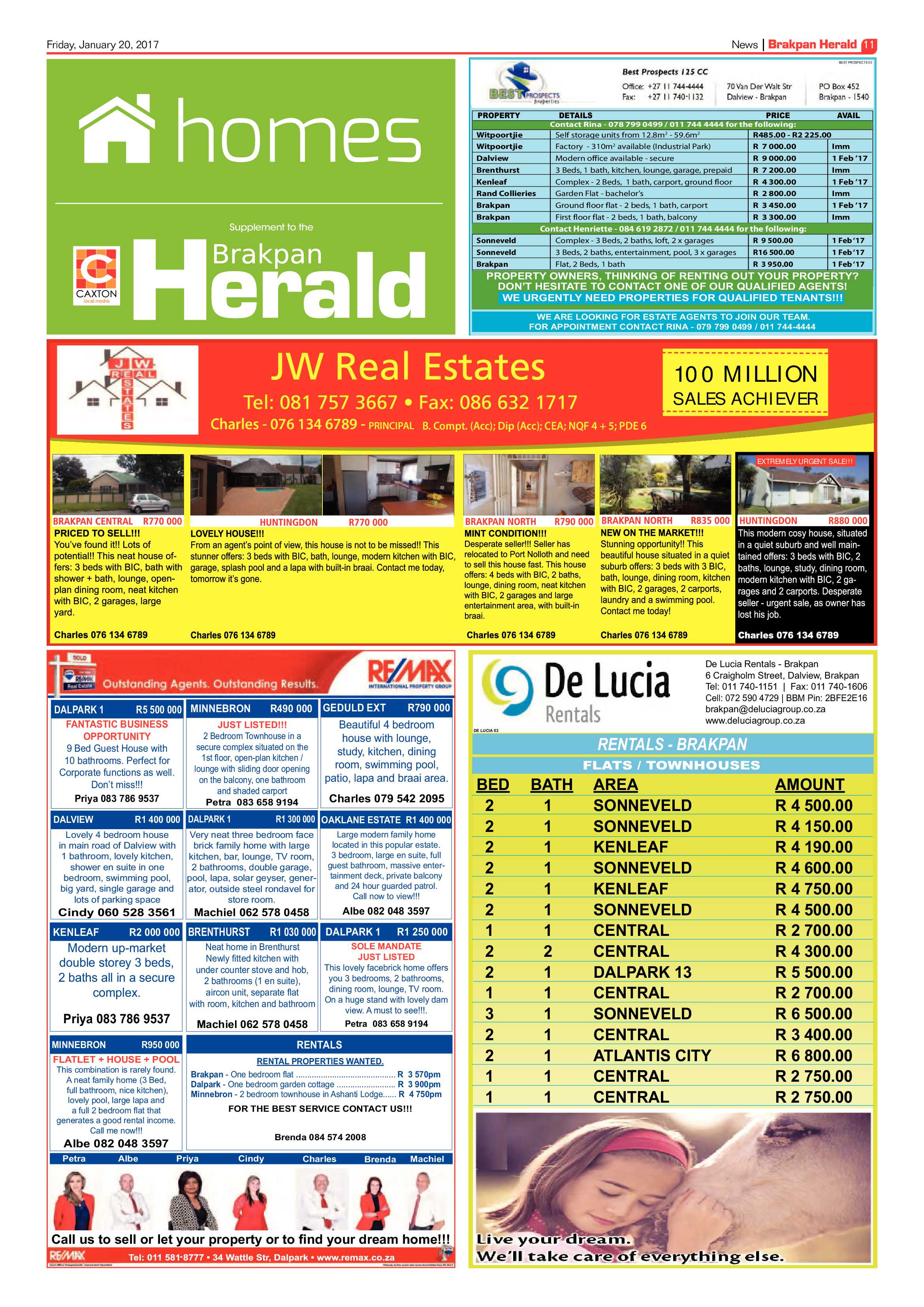 Brakpan Herald 20 January 2017 page 11
