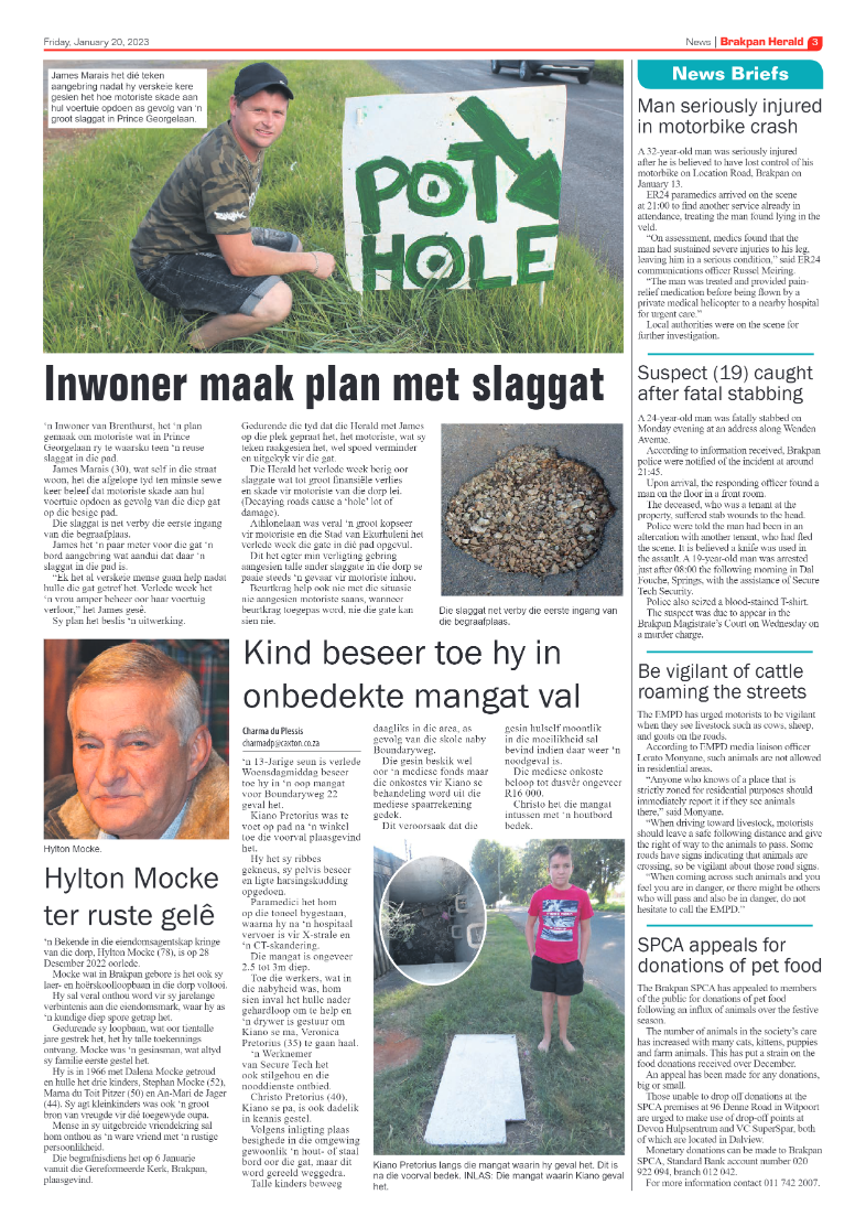 Brakpan Herald 20 January 2022 page 3