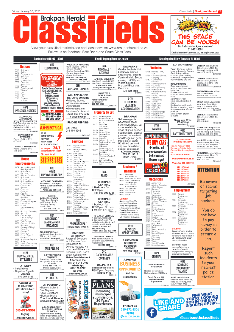 Brakpan Herald 20 January 2022 page 7