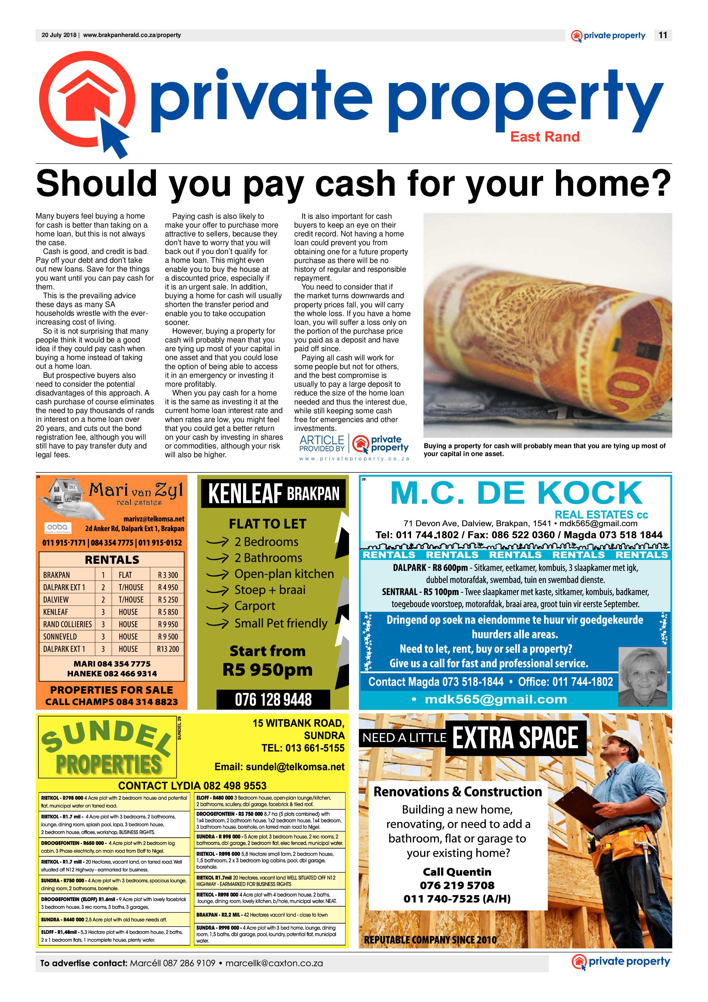 Brakpan Herald 20 July 2018 page 11