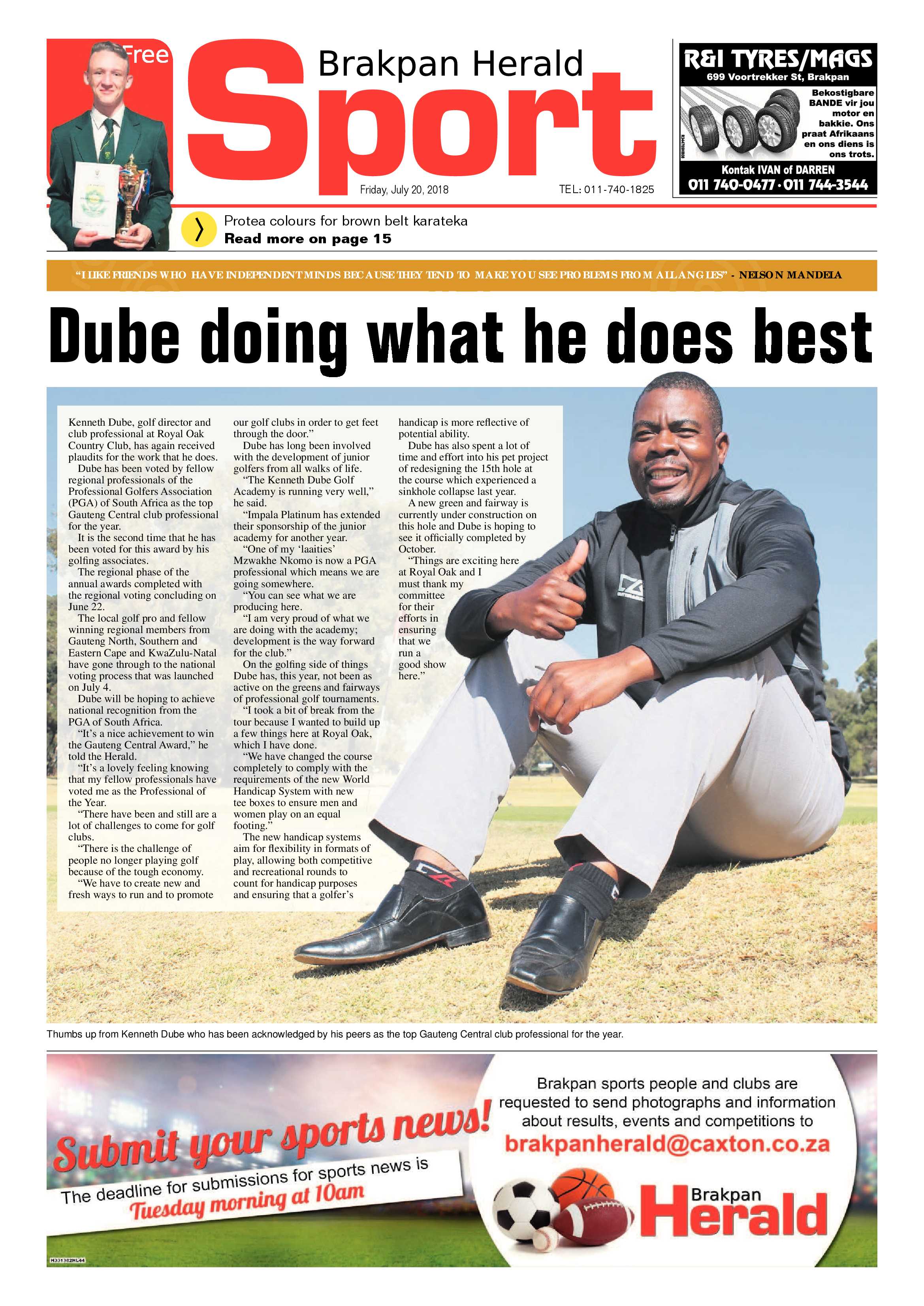 Brakpan Herald 20 July 2018 page 16