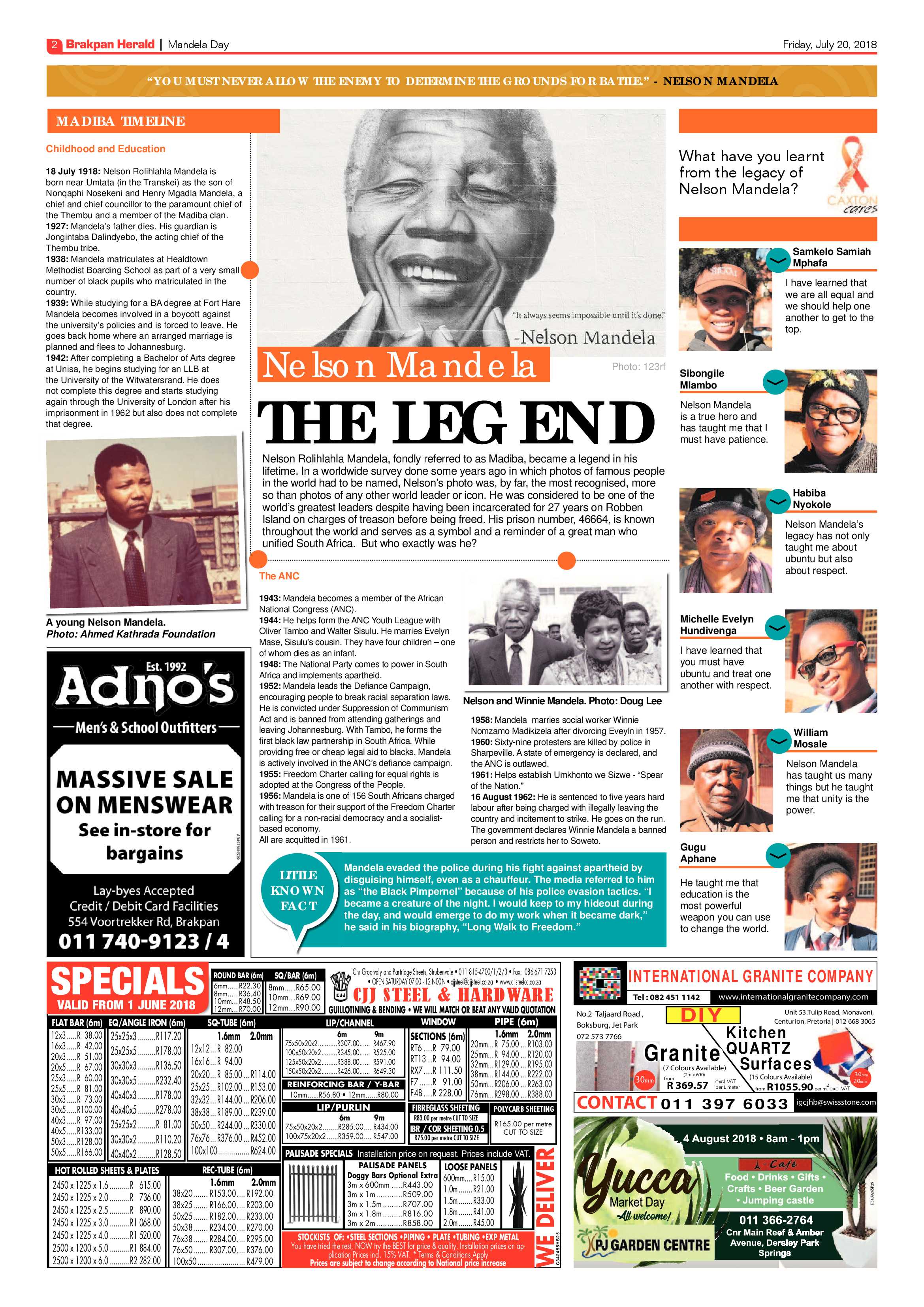 Brakpan Herald 20 July 2018 page 2