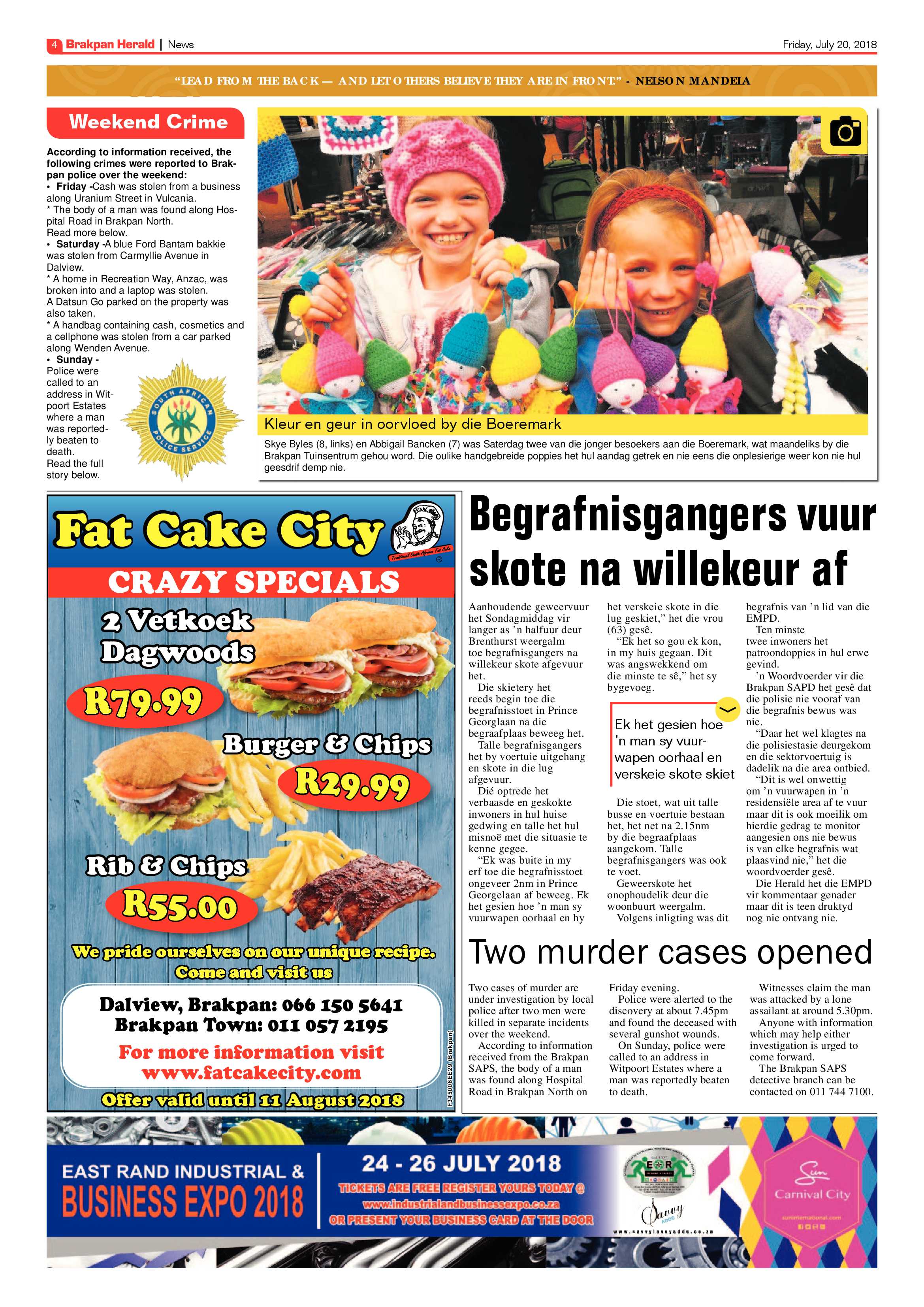 Brakpan Herald 20 July 2018 page 4