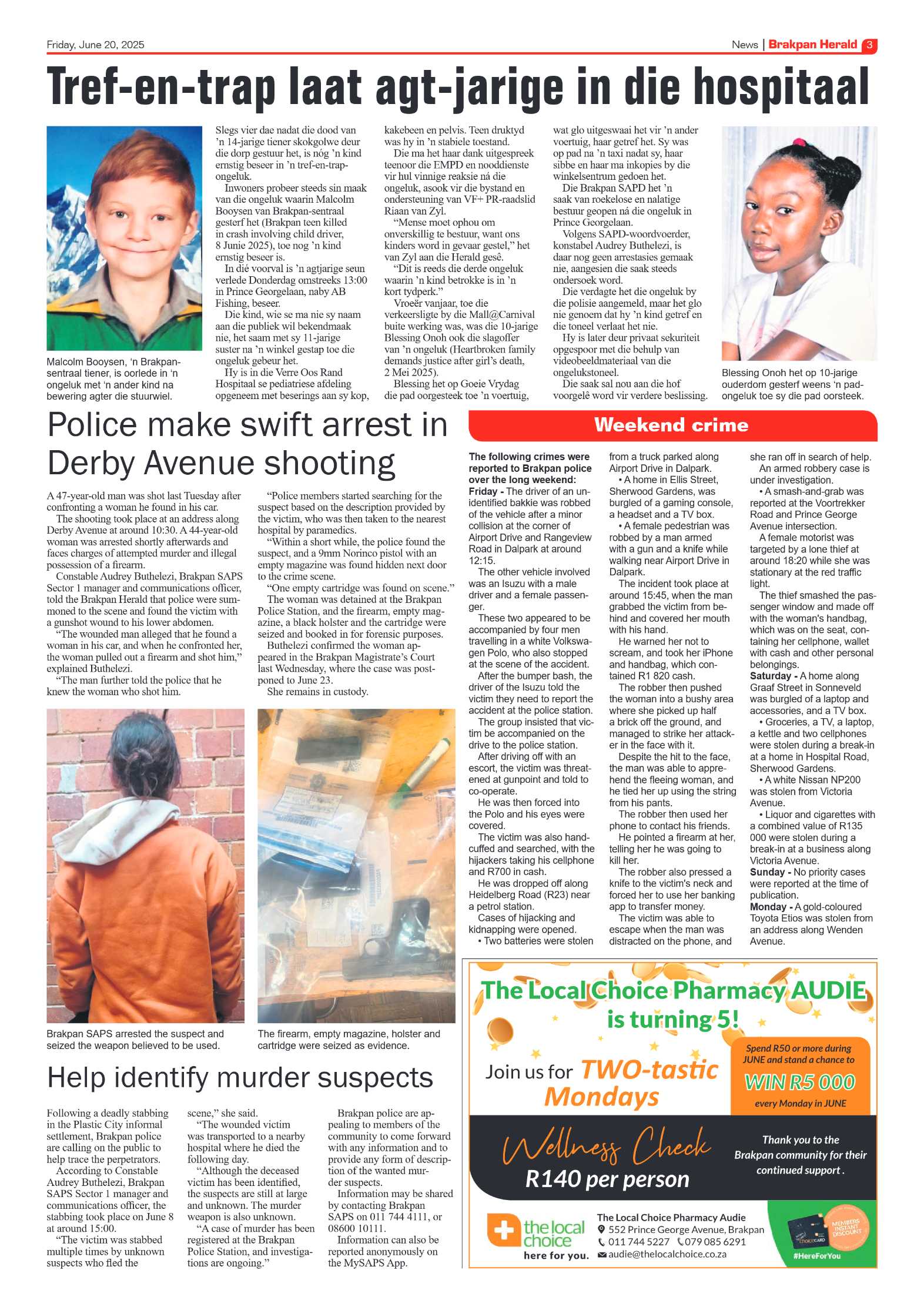 Brakpan Herald 20 June 2025 page 3