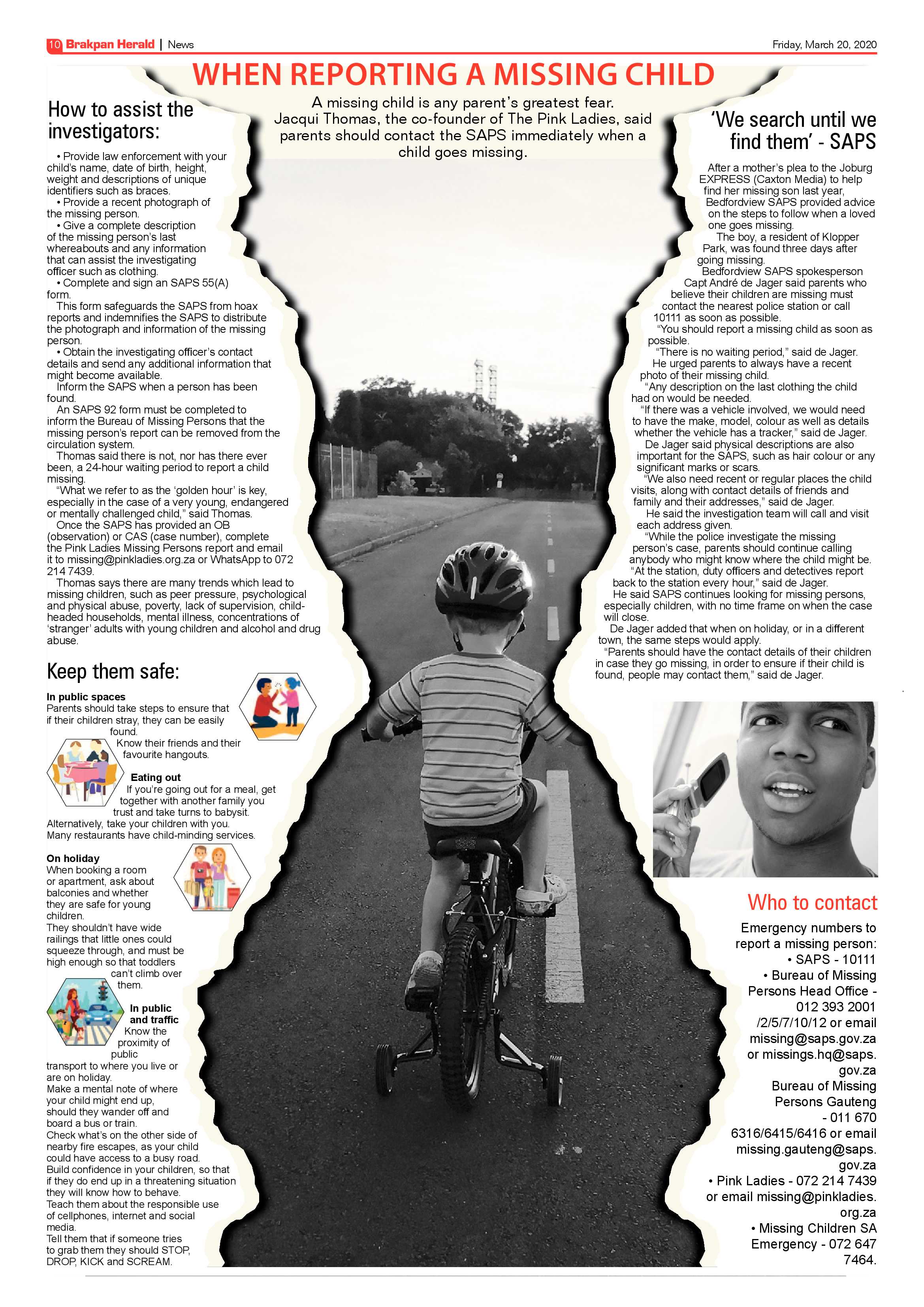 Brakpan Herald 20 March 2020 page 10