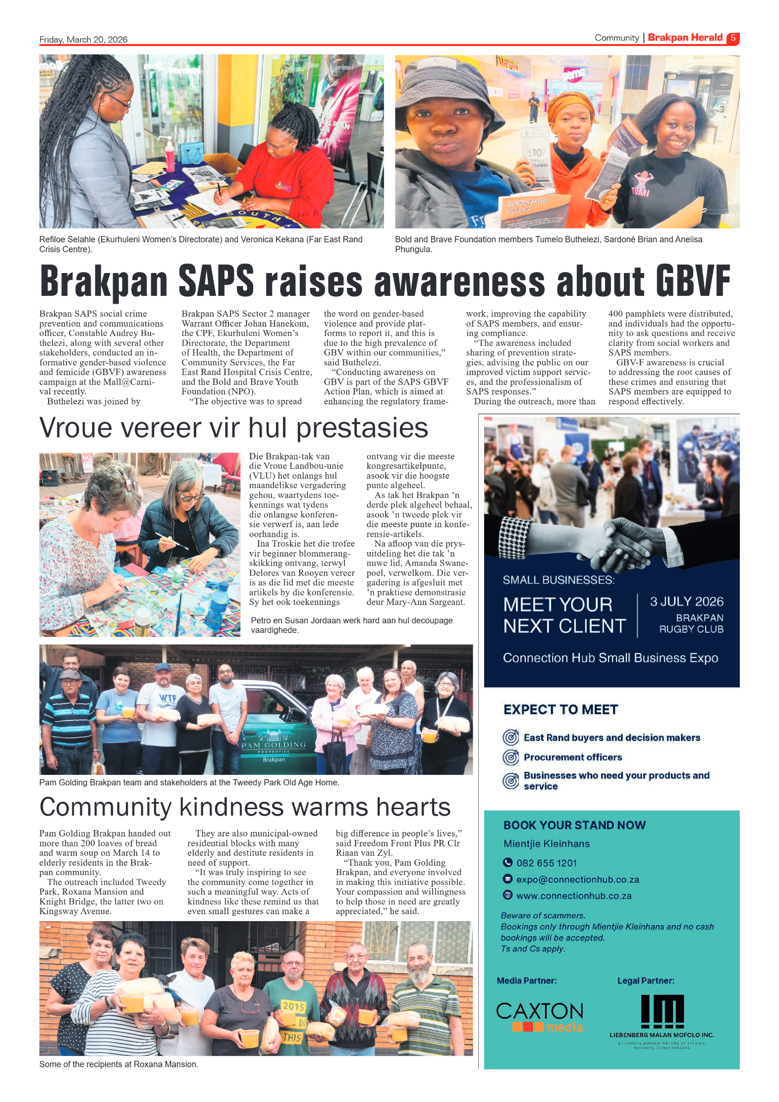 Brakpan Herald 20 March 2026 page 5