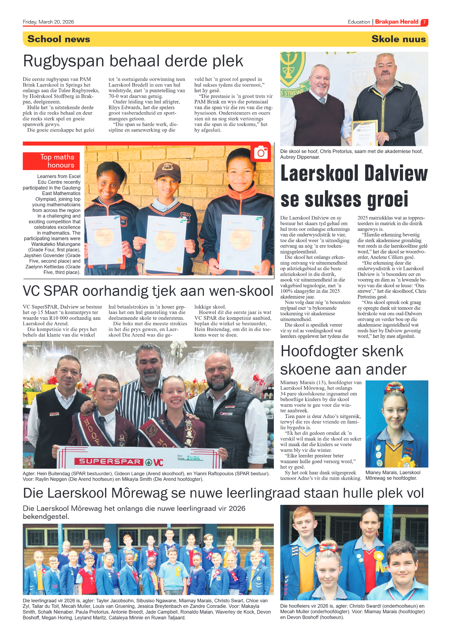 Brakpan Herald 20 March 2026 page 7