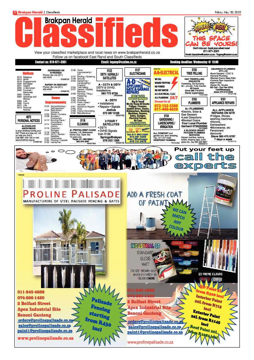 Brakpan Herald 20 May 2022 page 6