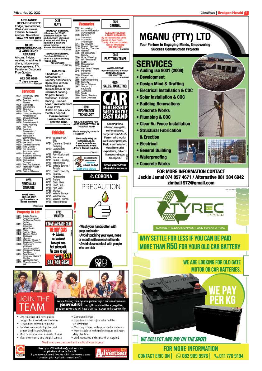 Brakpan Herald 20 May 2022 page 7