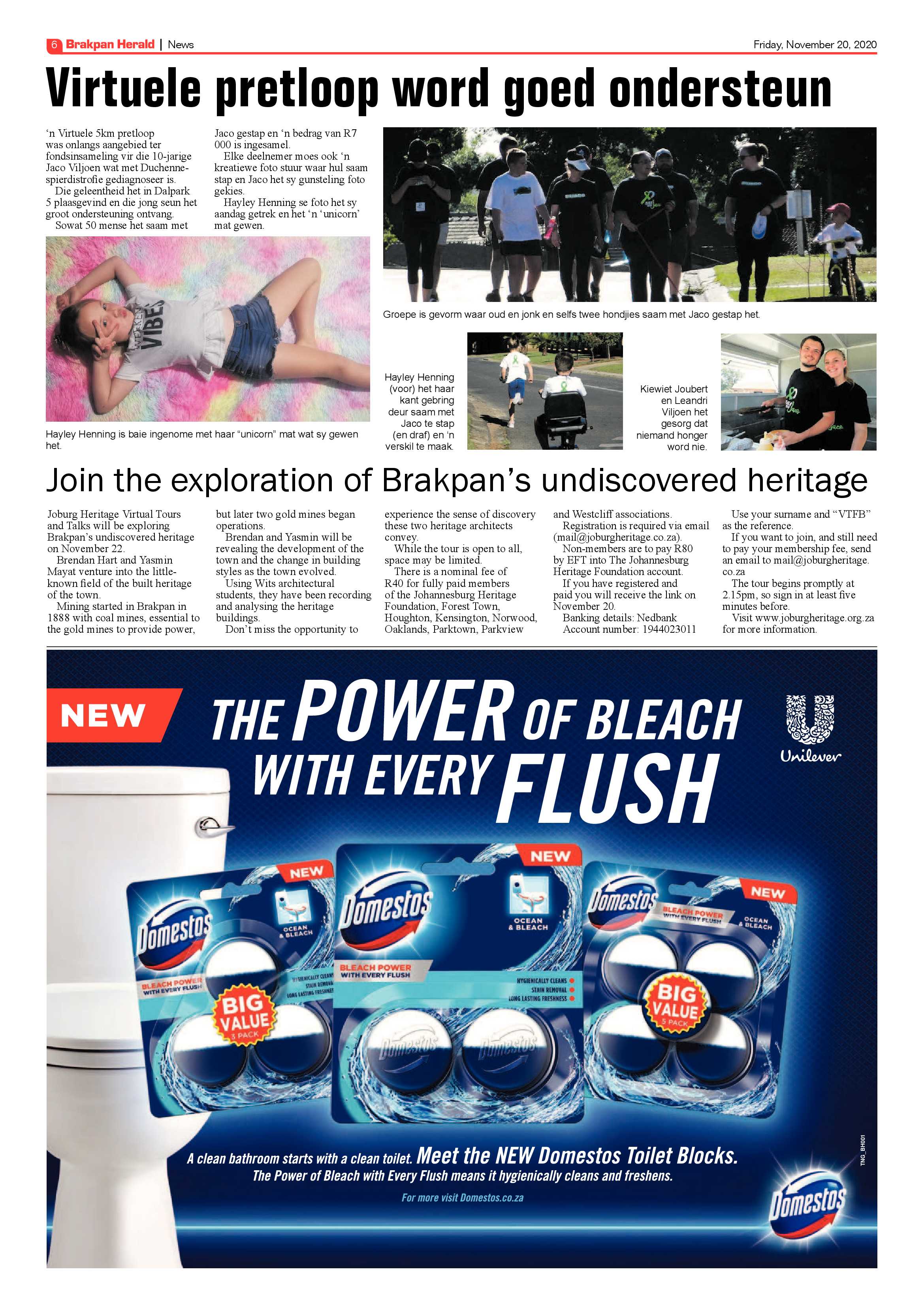 Brakpan Herald 20 November  2020 page 6