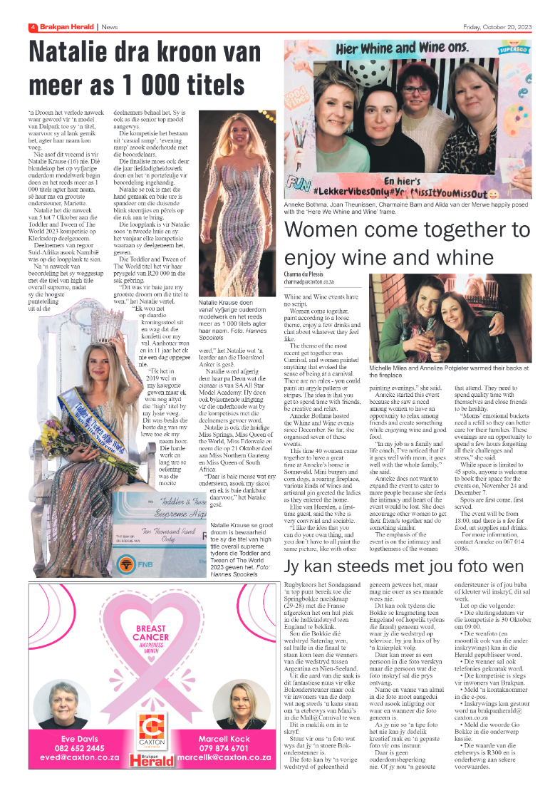 Brakpan Herald 20 October 2023 page 4