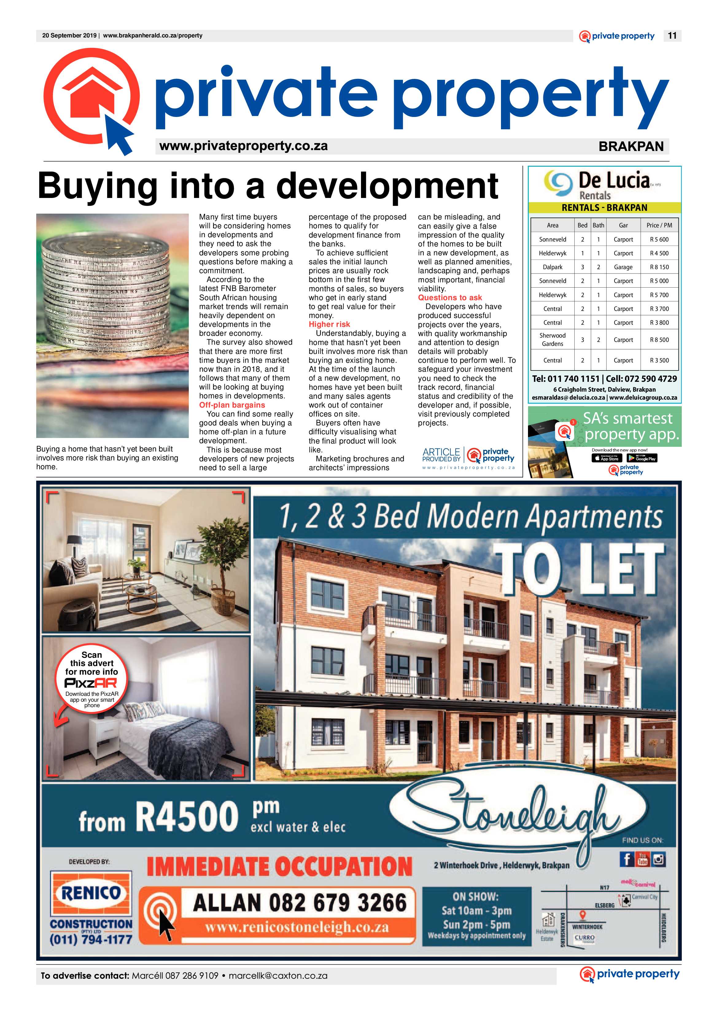 Brakpan Herald 20 September 2019 page 11