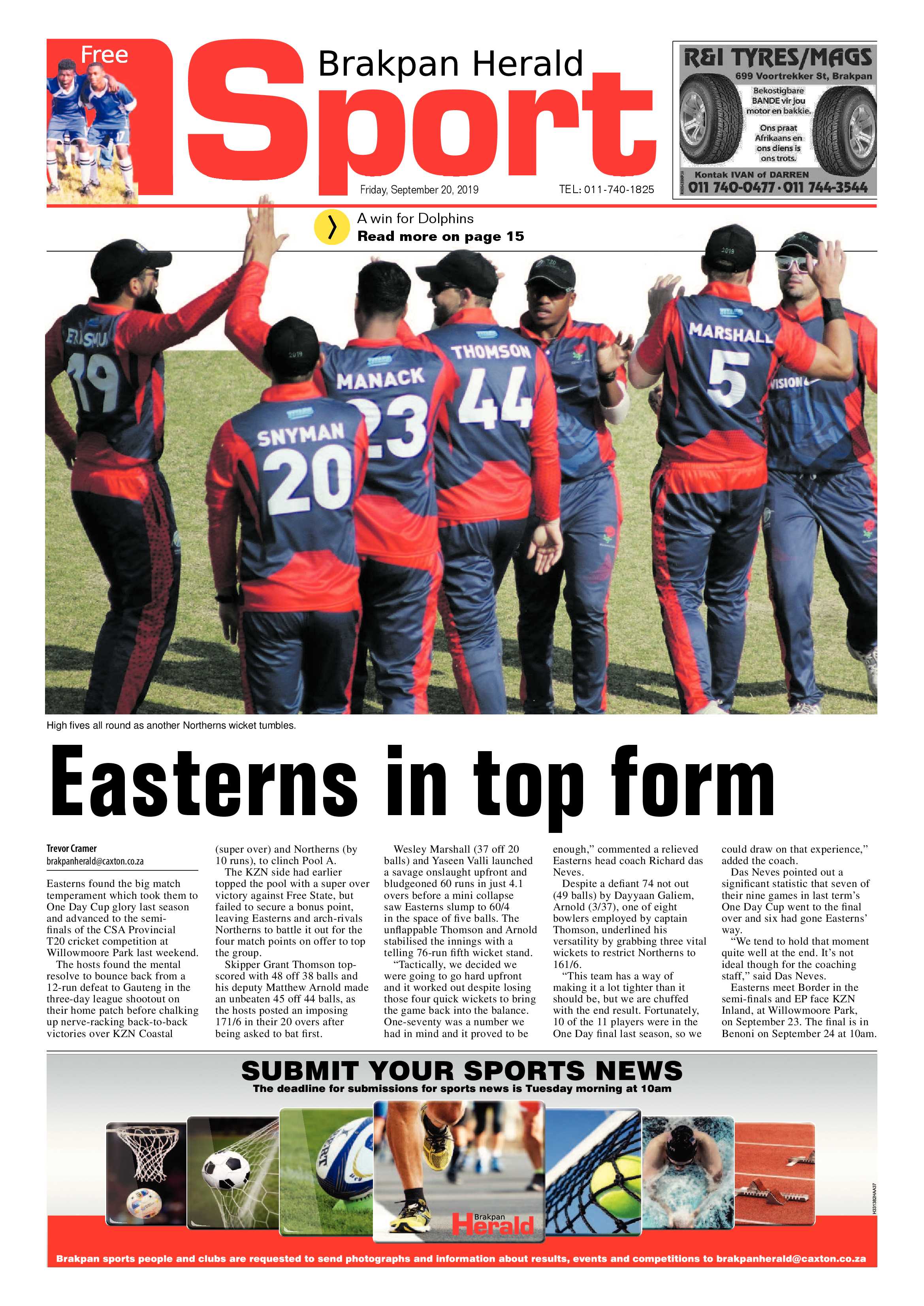 Brakpan Herald 20 September 2019 page 16