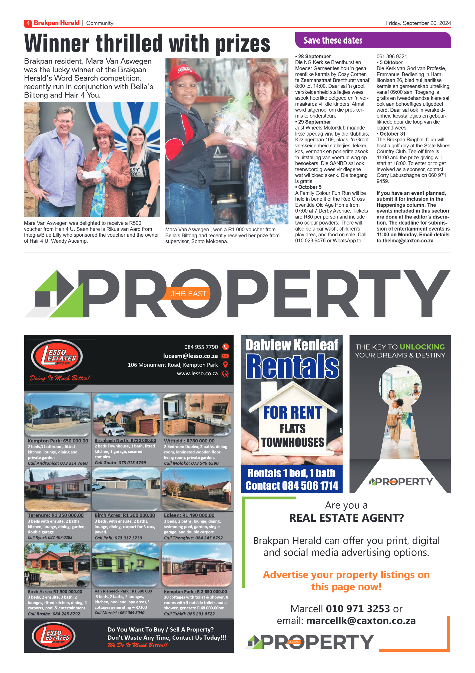 Brakpan Herald 20 September 2024 page 4