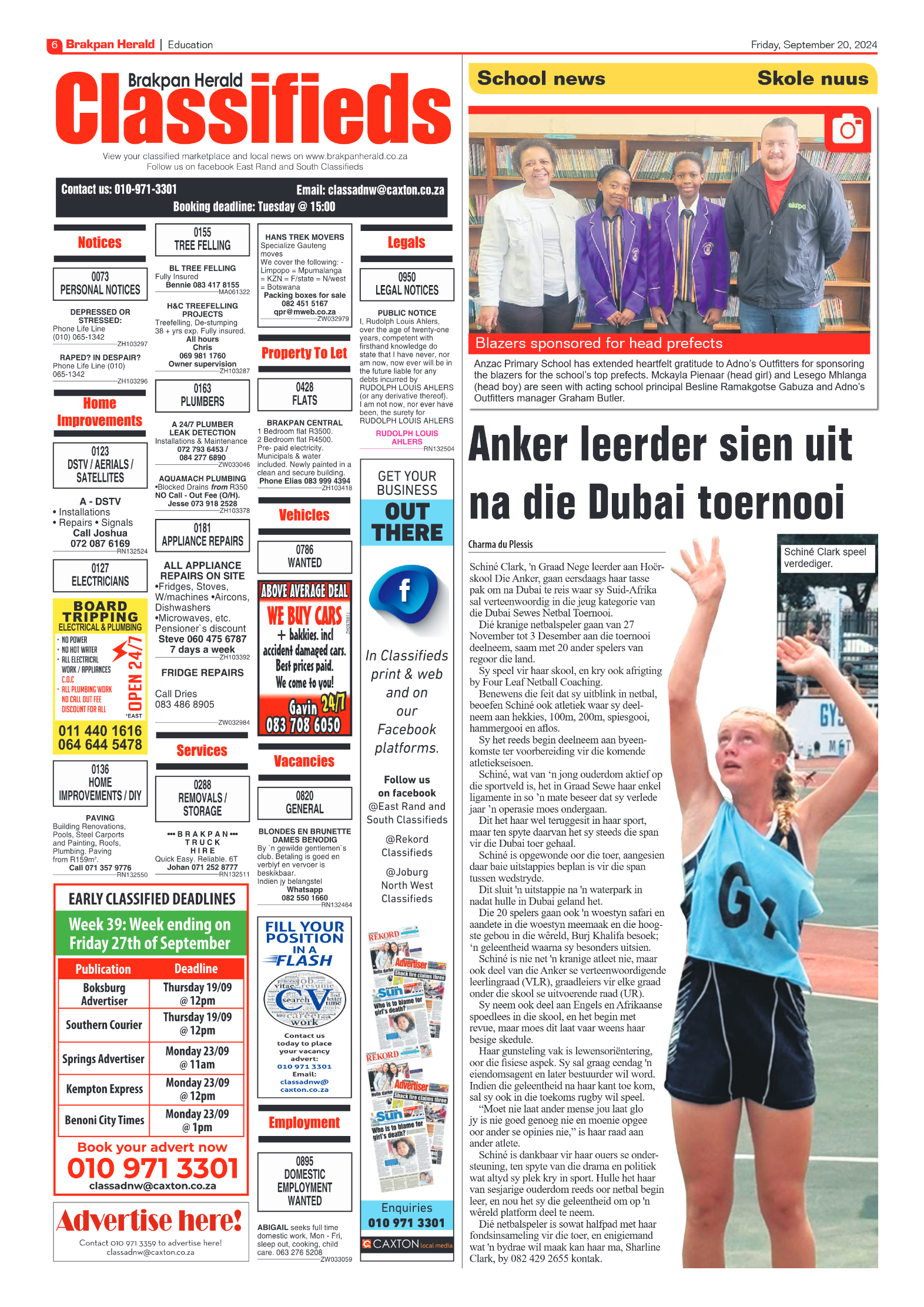 Brakpan Herald 20 September 2024 page 6