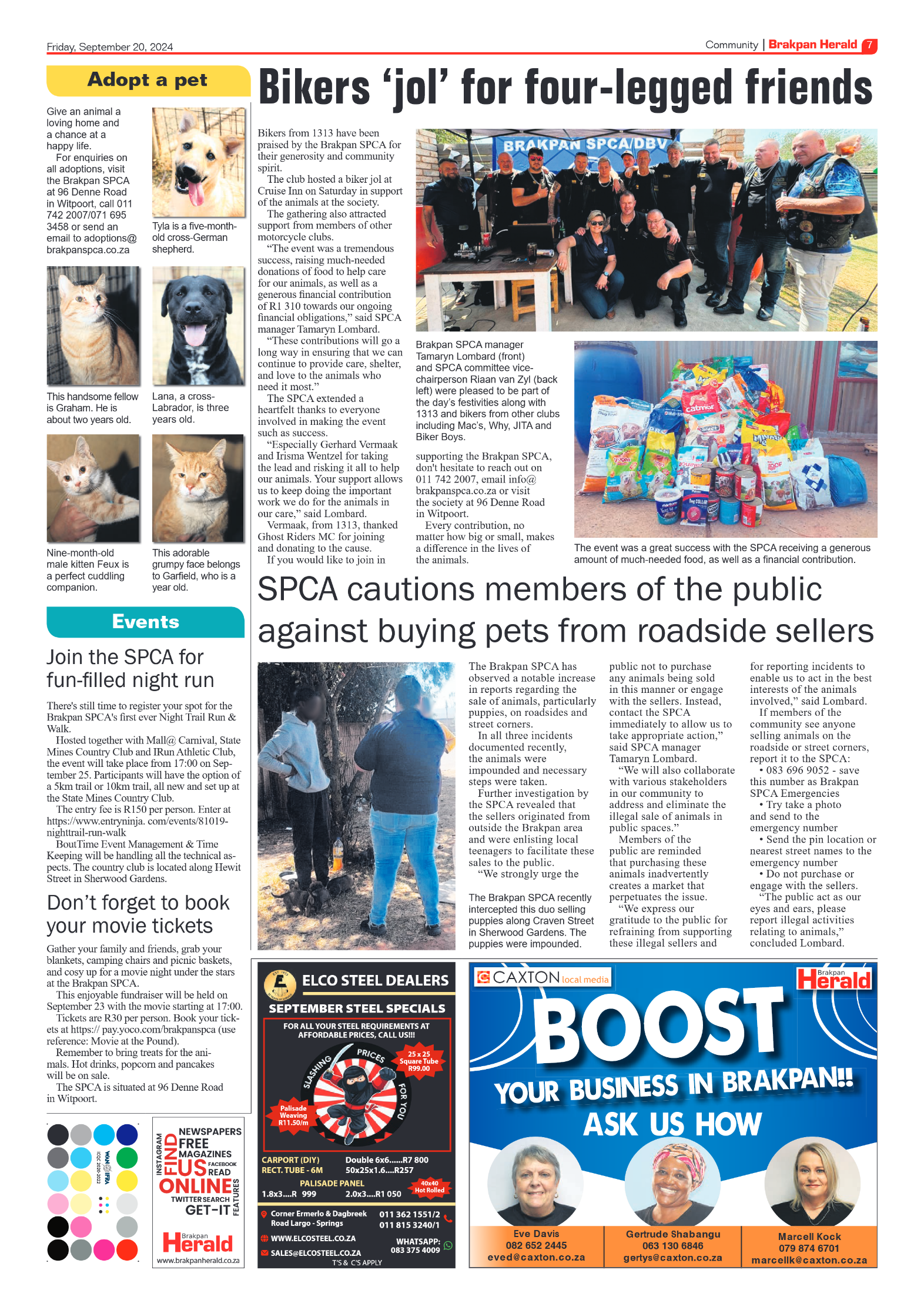 Brakpan Herald 20 September 2024 page 7