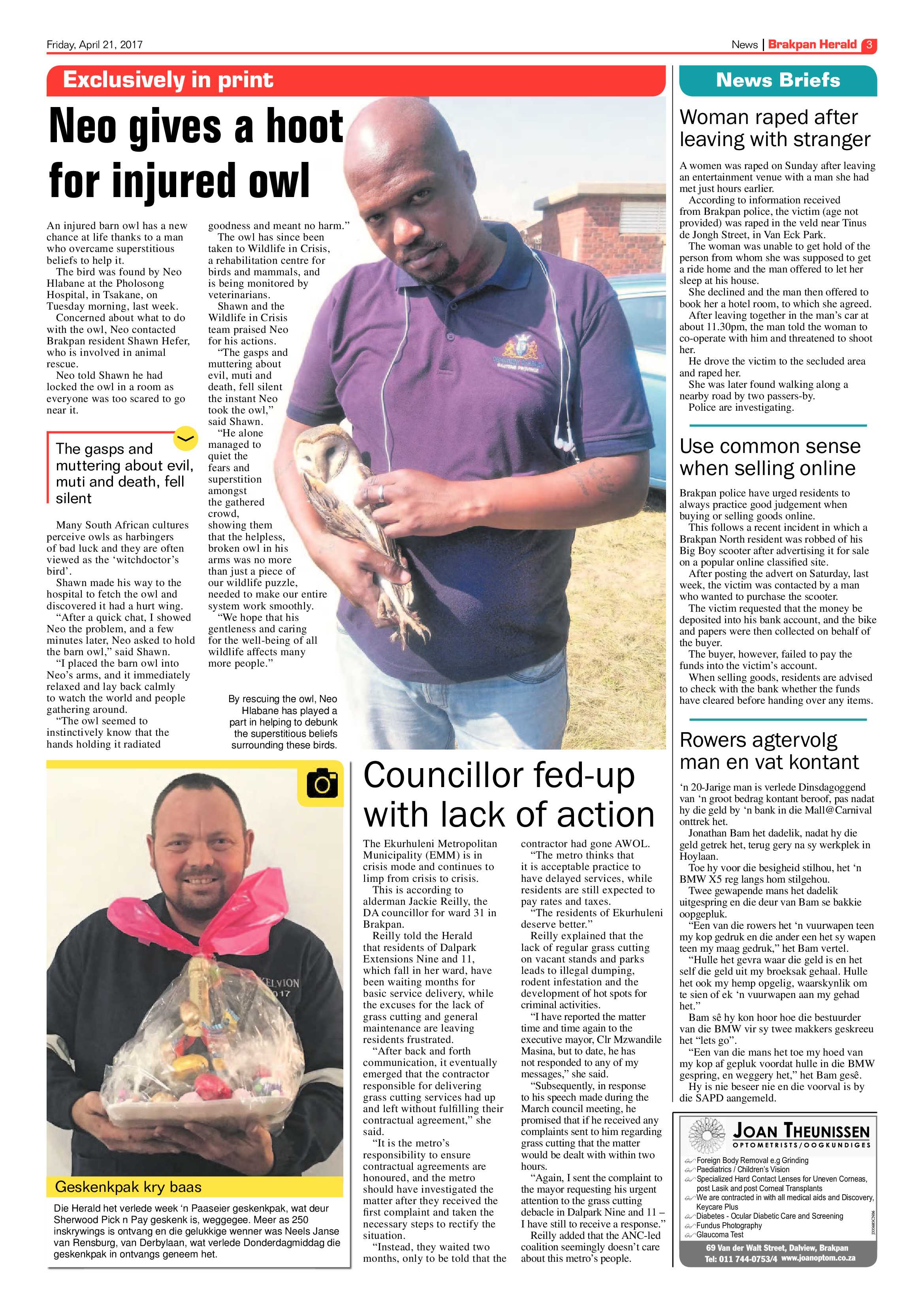 Brakpan Herald 21 April 2017 page 3