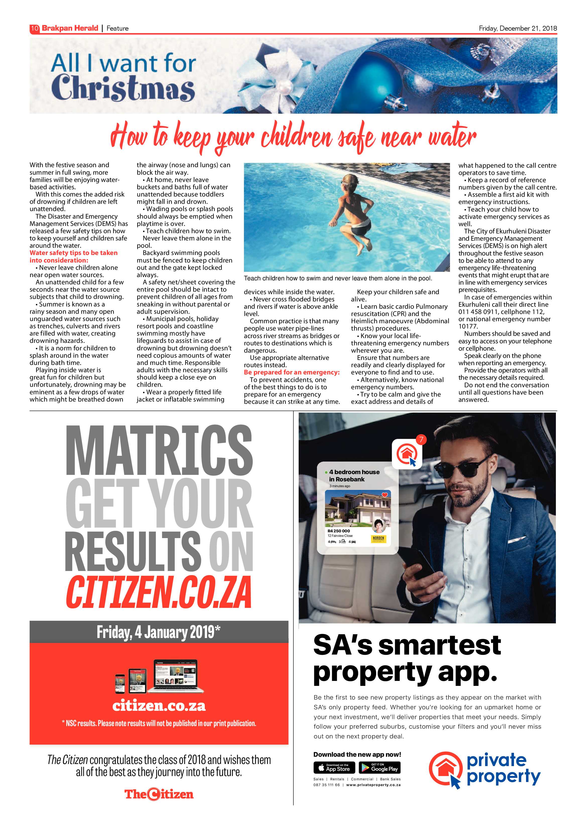 Brakpan Herald 21 December 2018 page 10