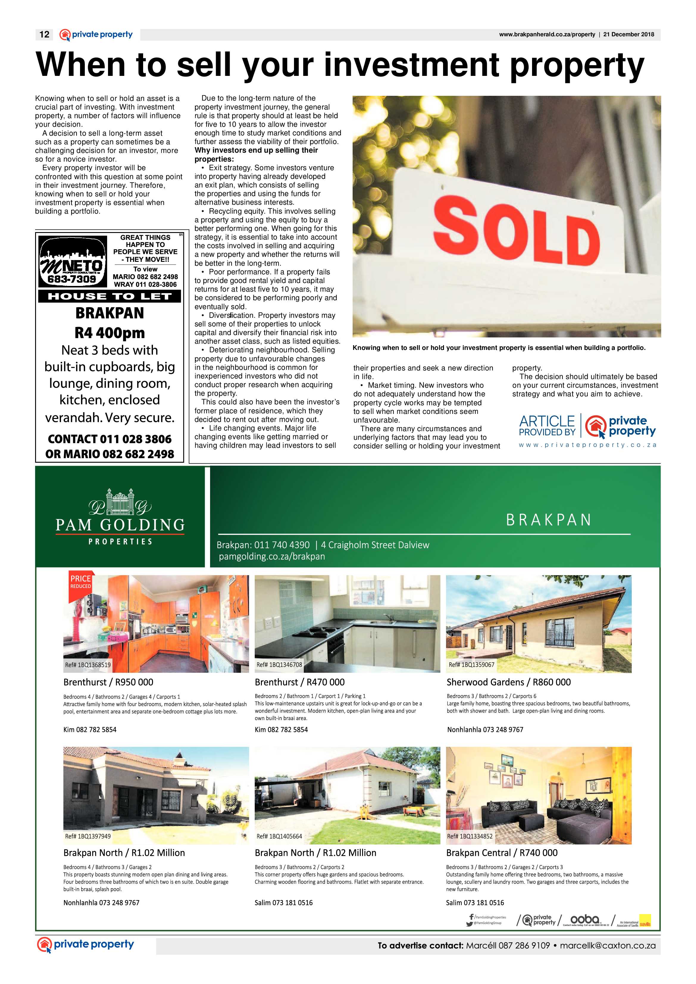 Brakpan Herald 21 December 2018 page 12