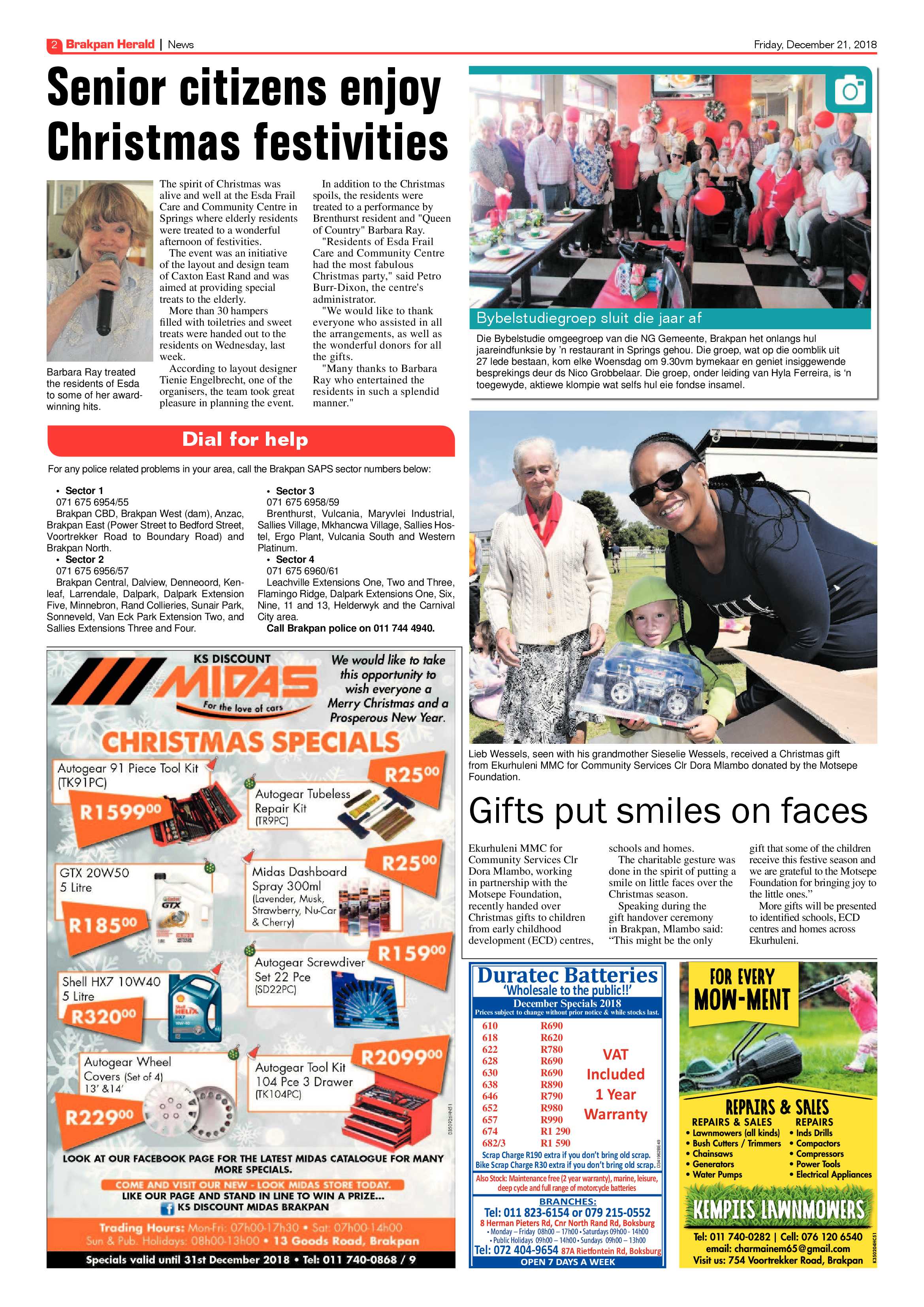 Brakpan Herald 21 December 2018 page 2