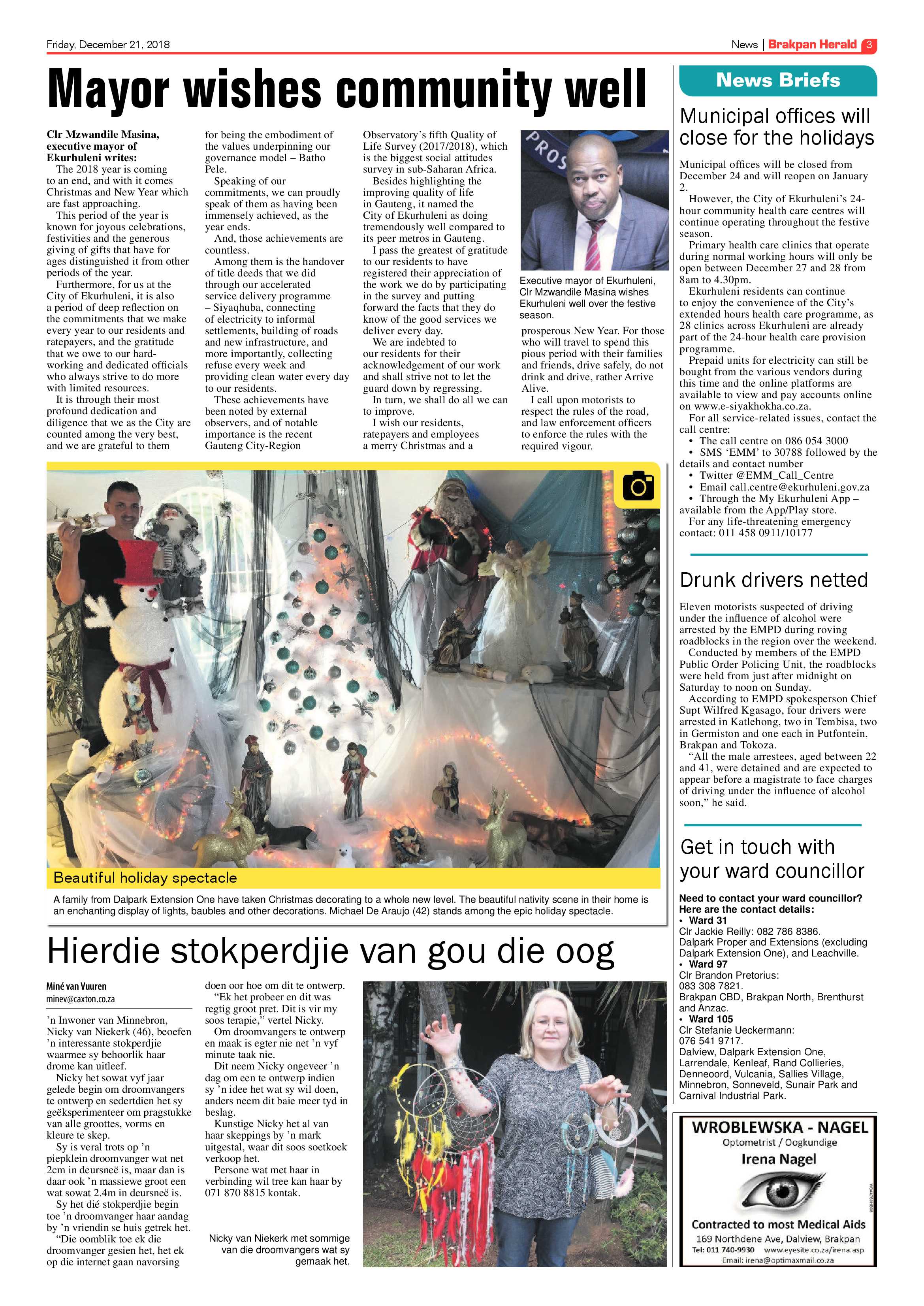 Brakpan Herald 21 December 2018 page 3