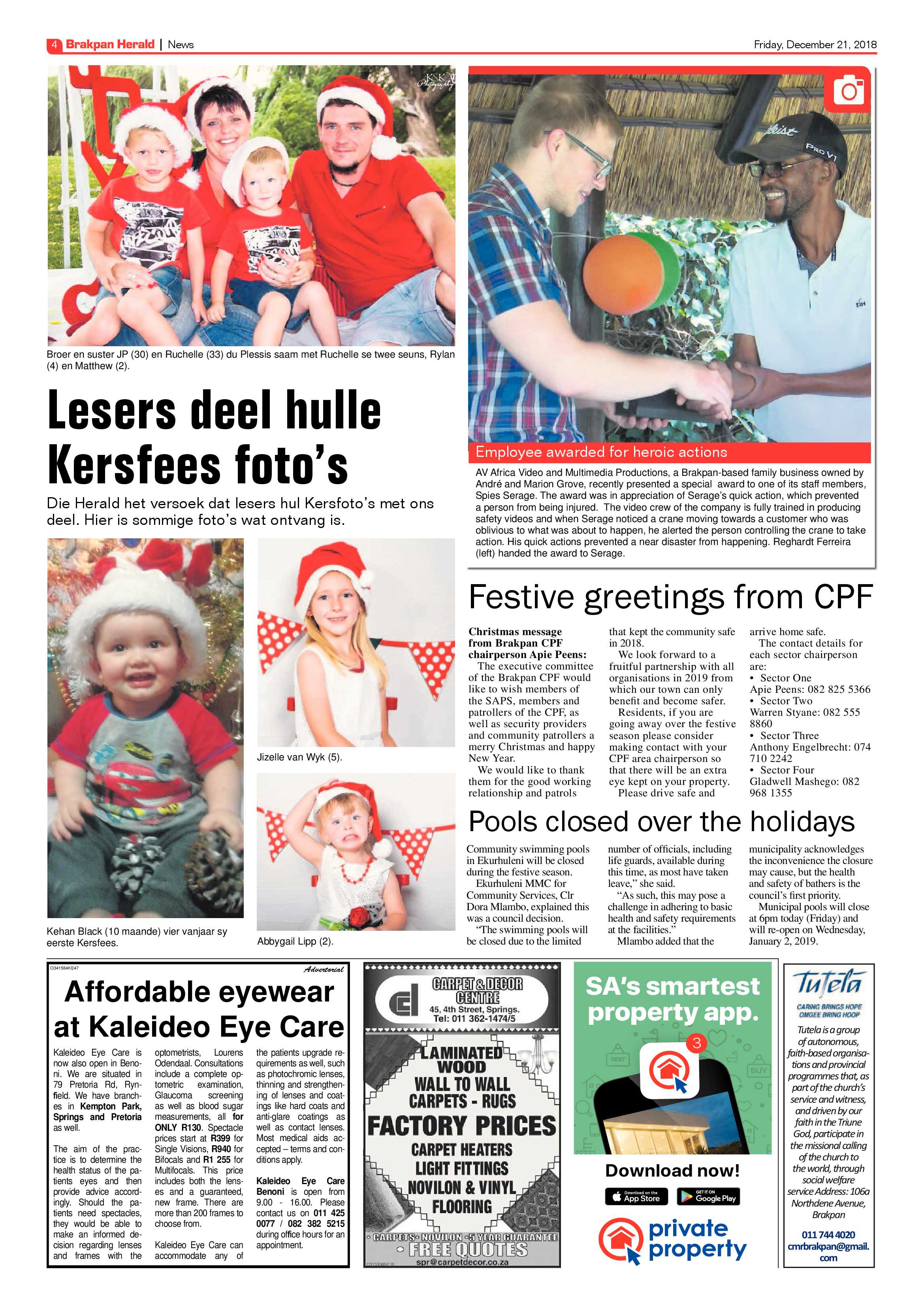 Brakpan Herald 21 December 2018 page 4
