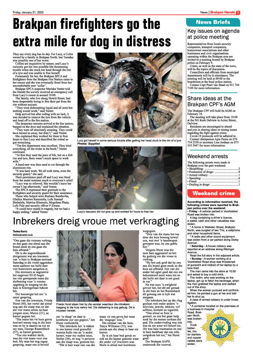 Brakpan Herald 21 January 2022 page 3