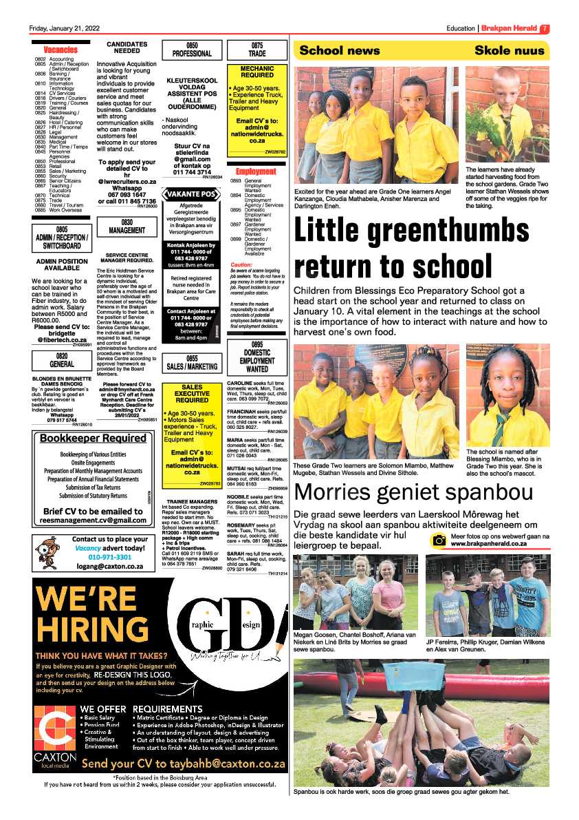 Brakpan Herald 21 January 2022 page 7