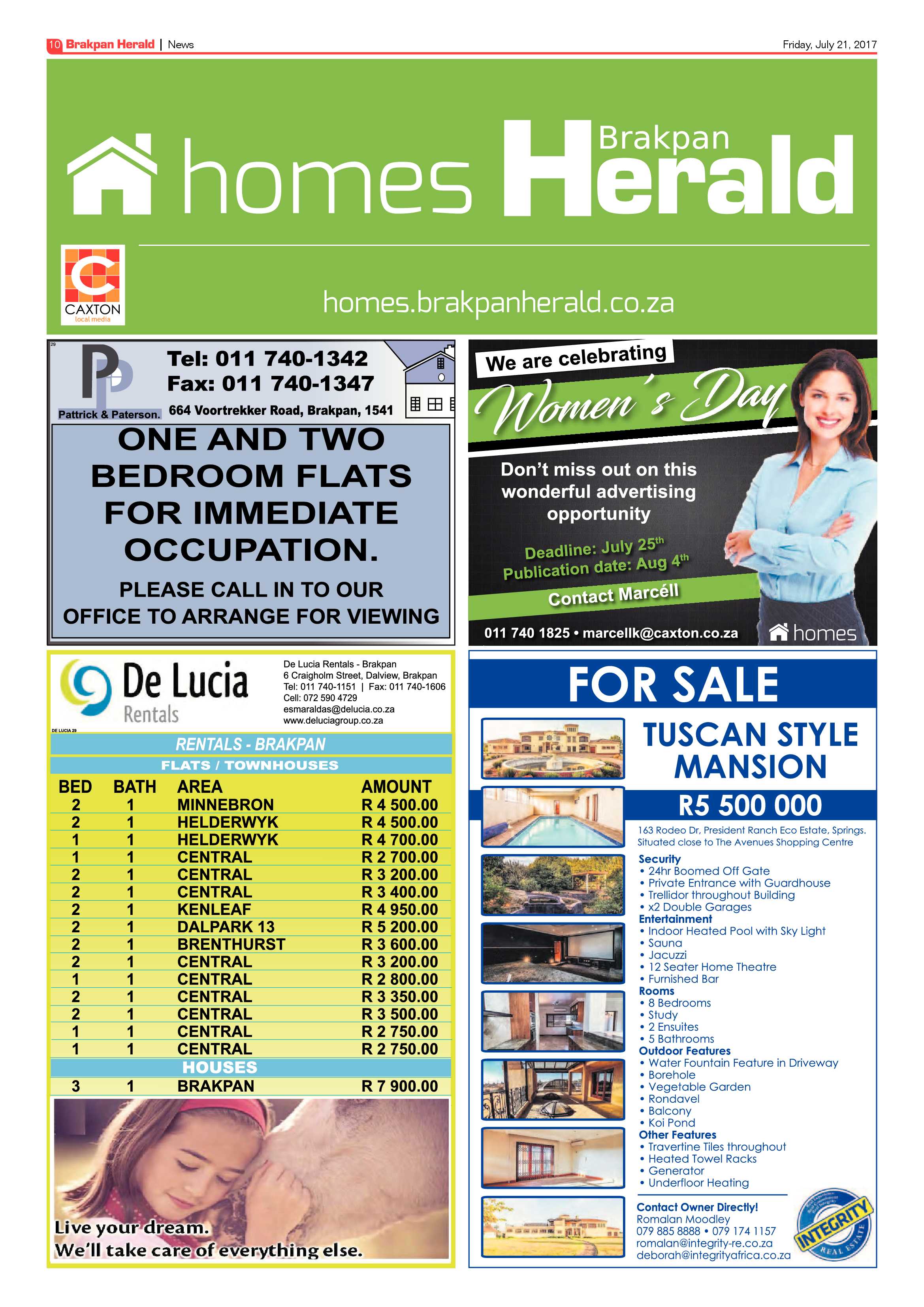 Brakpan Herald 21 July 2017 page 10