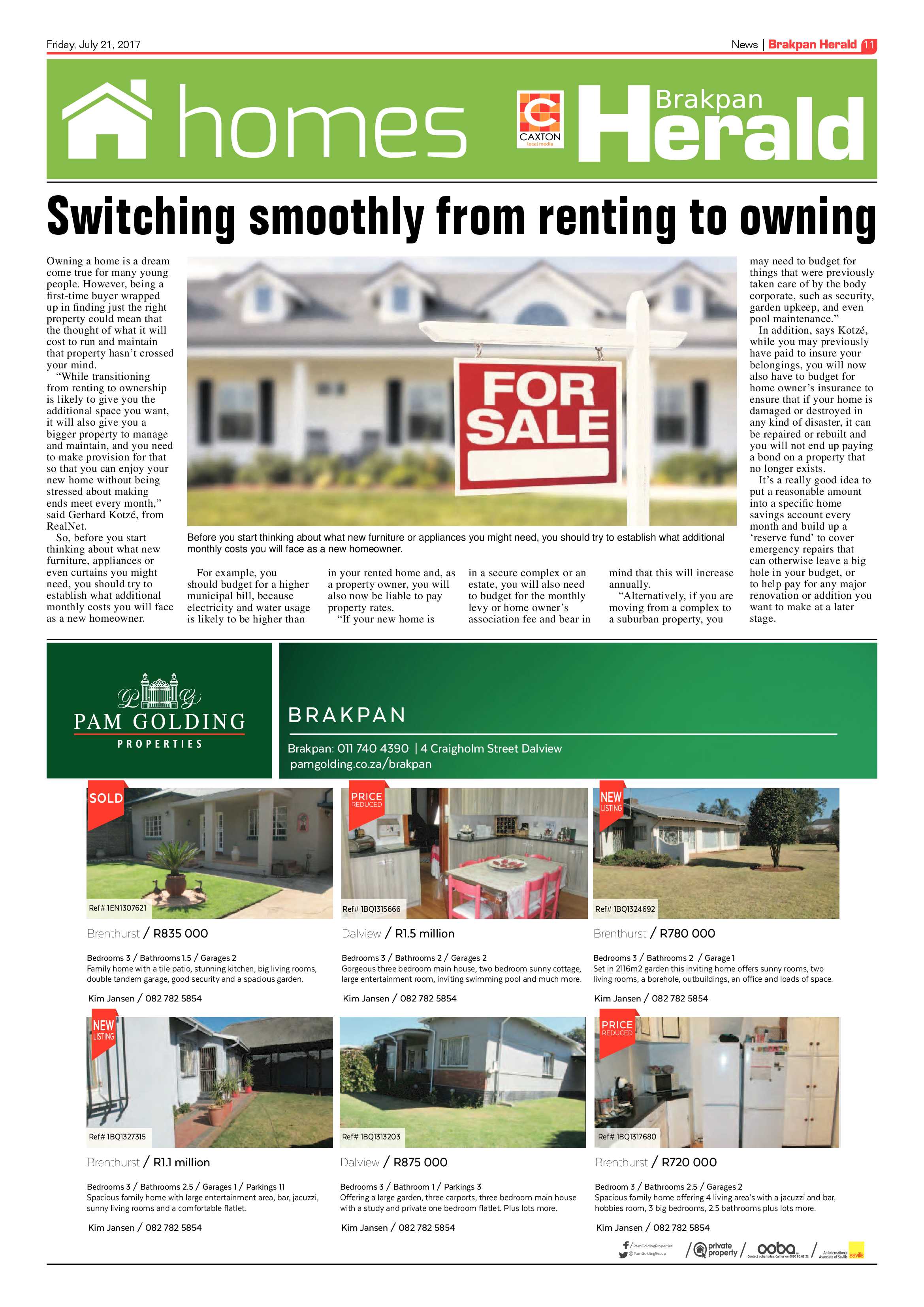 Brakpan Herald 21 July 2017 page 11
