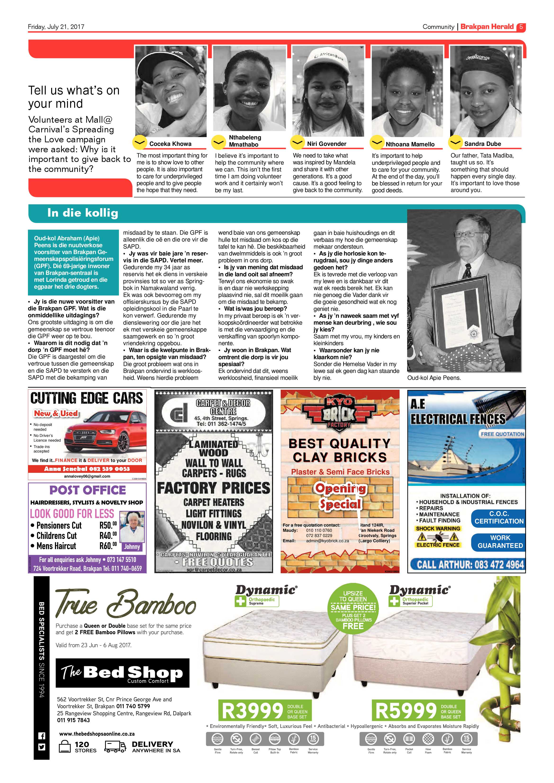 Brakpan Herald 21 July 2017 page 5