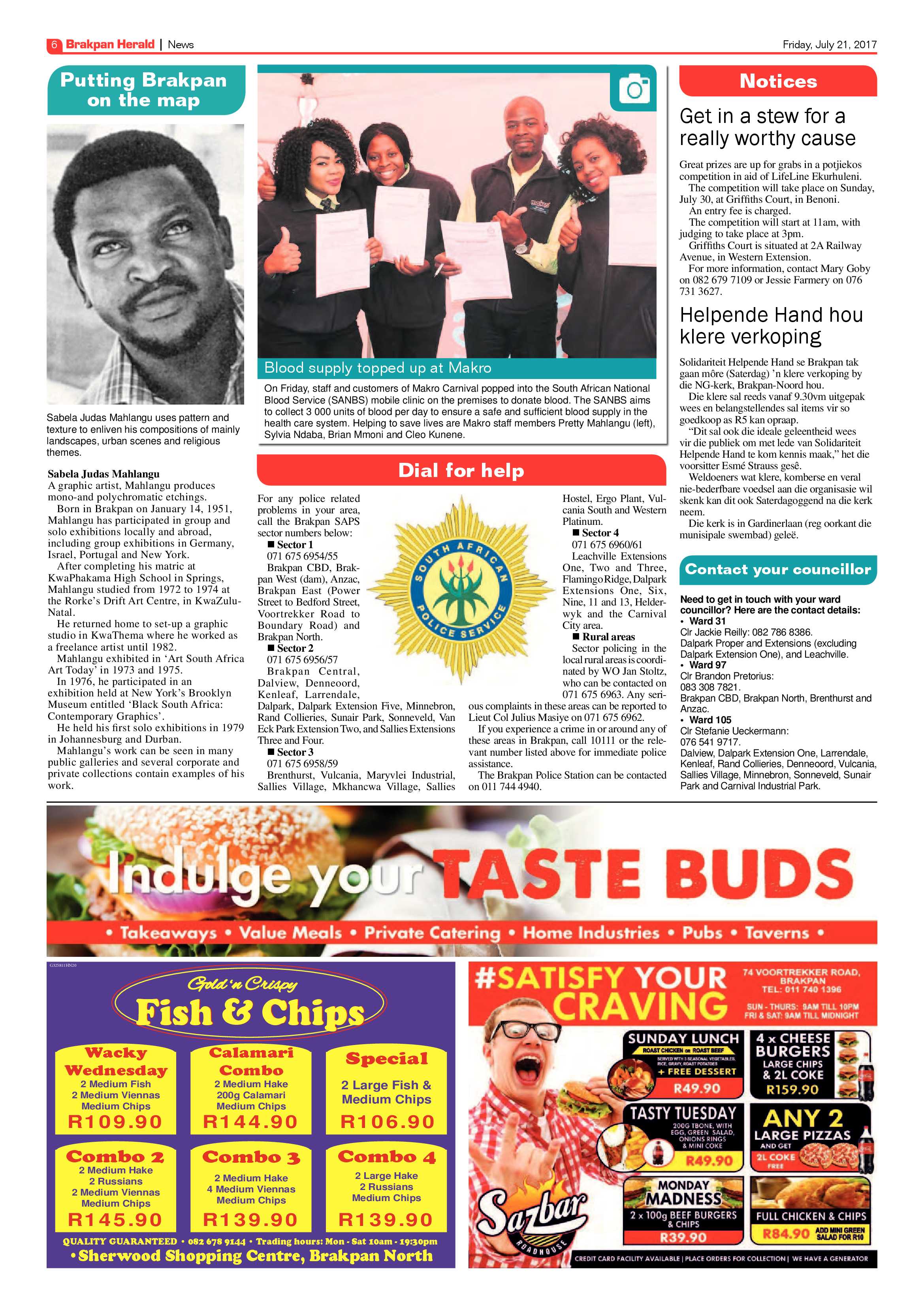 Brakpan Herald 21 July 2017 page 6