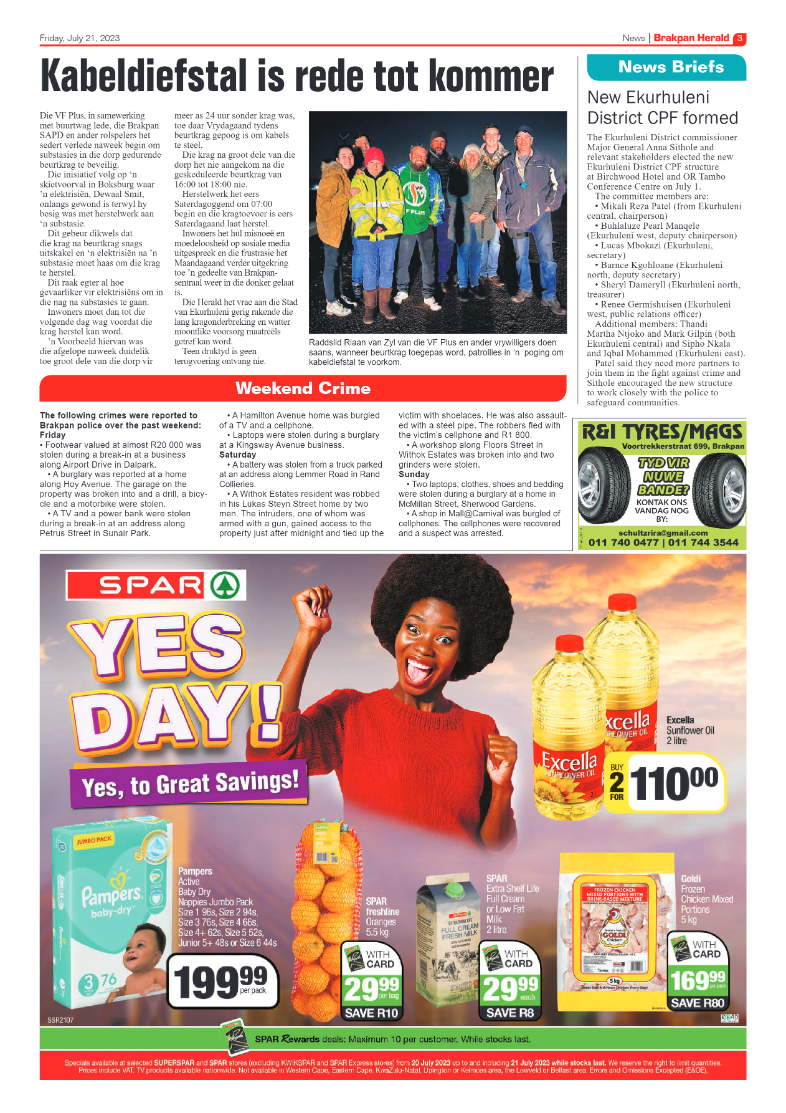 Brakpan Herald 21 July 2022 page 3