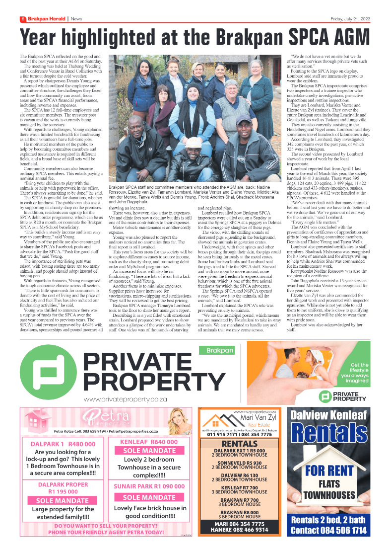 Brakpan Herald 21 July 2022 page 6
