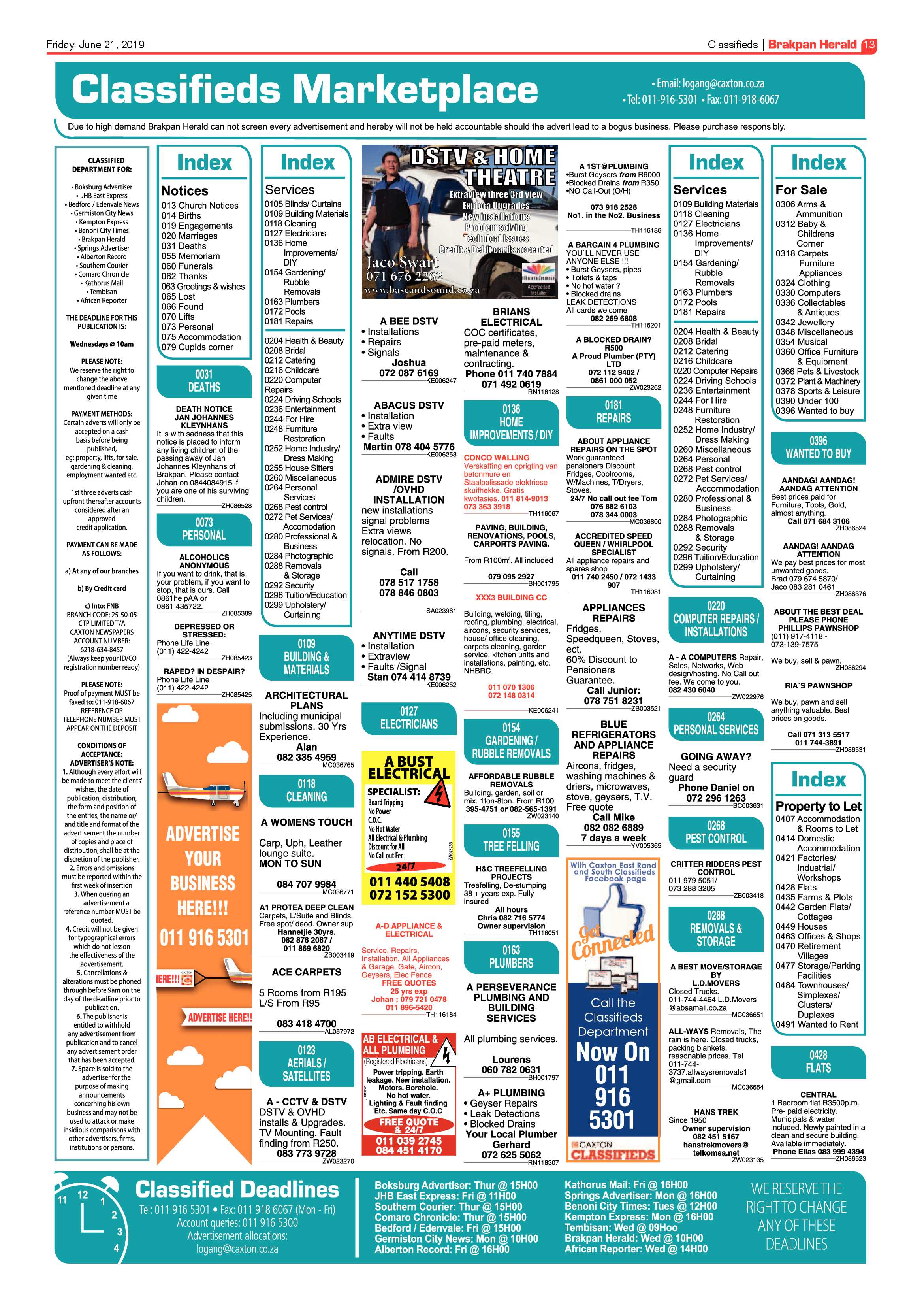 Brakpan Herald 21 June 2019 page 12