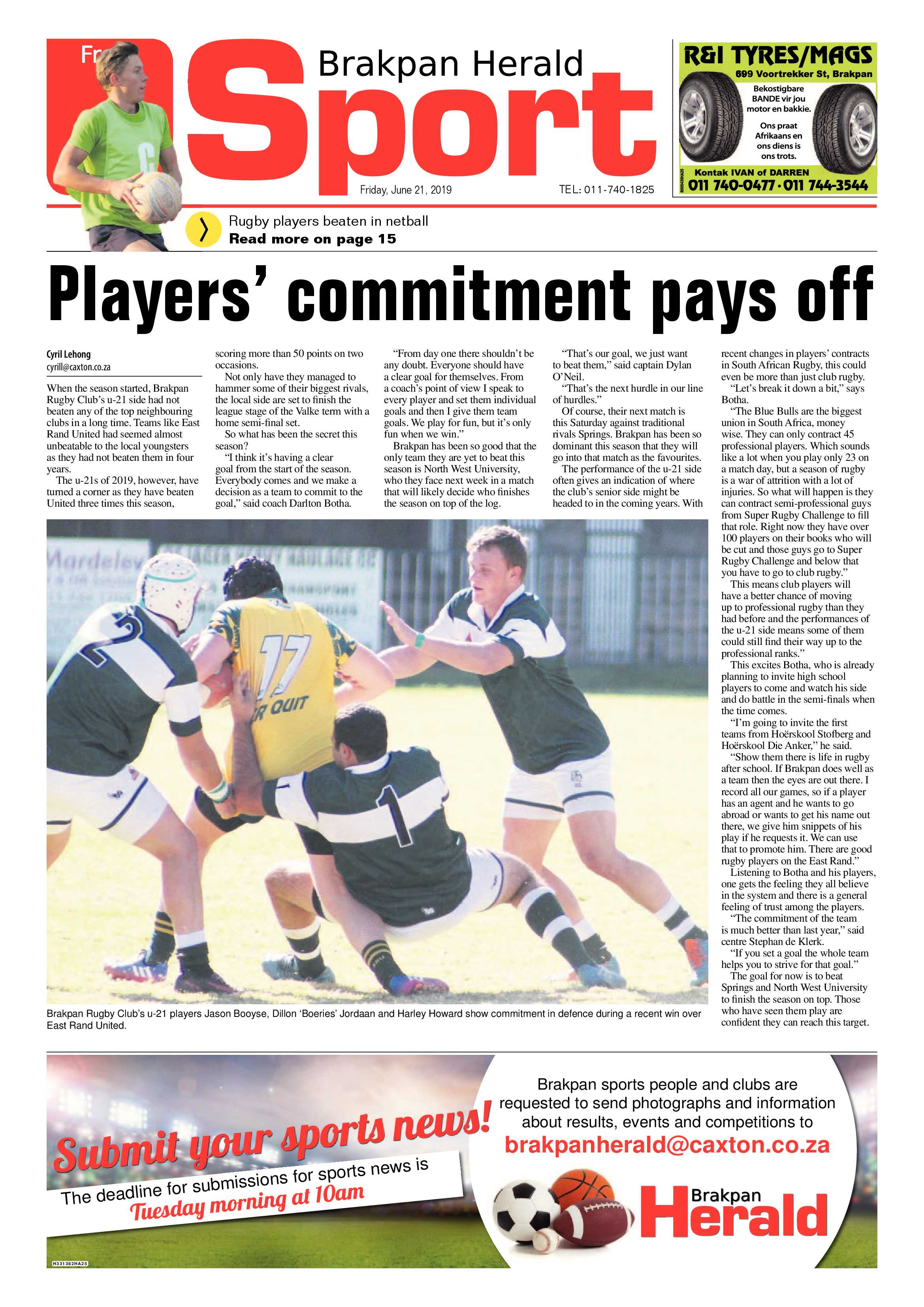 Brakpan Herald 21 June 2019 page 14