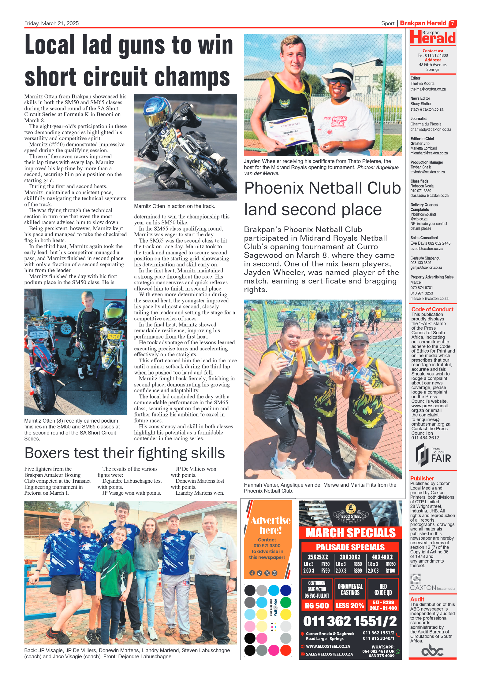 Brakpan Herald 21 March 2025 page 7